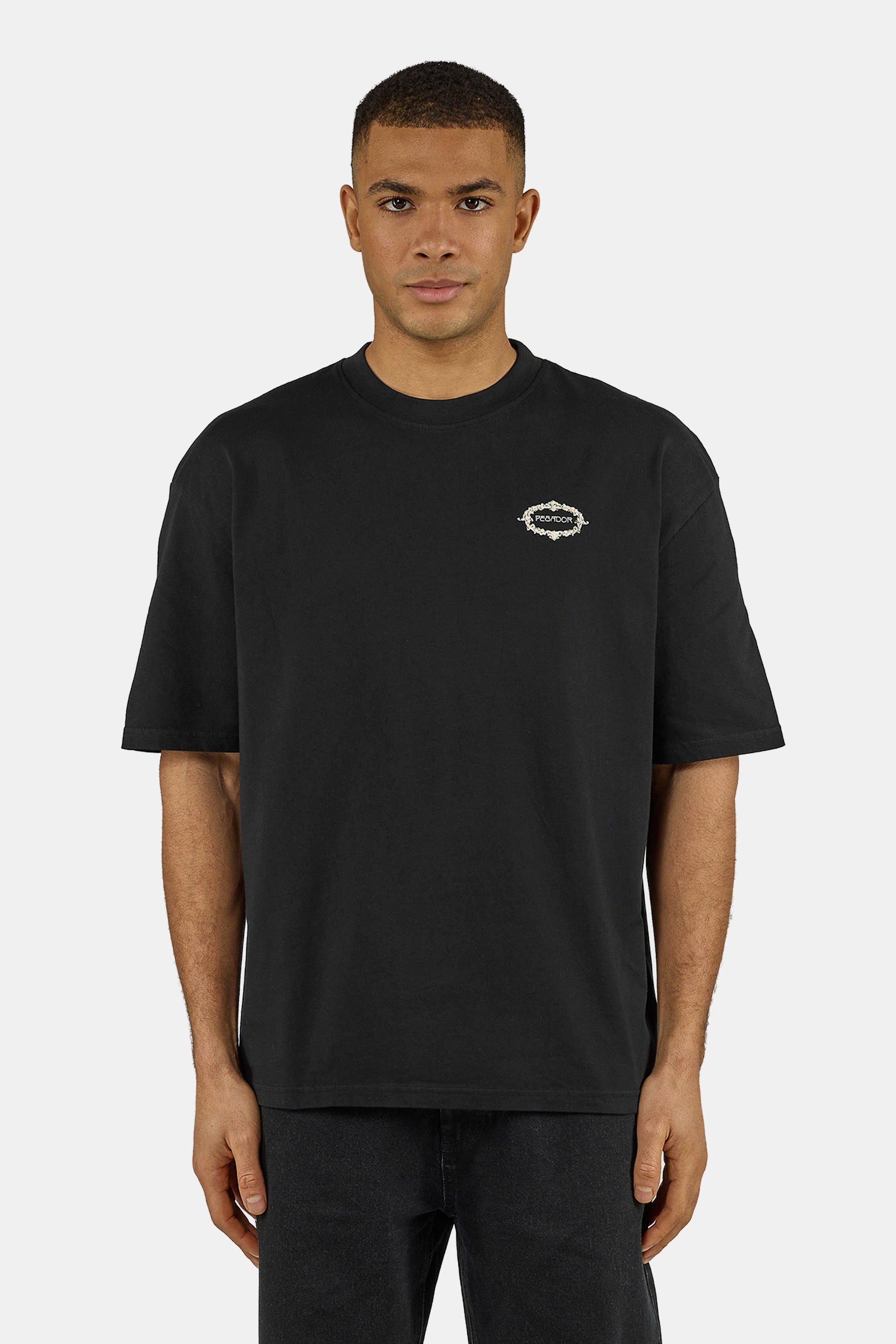 PEGADOR T-Shirt Reine Oversized Tee Baumwolle, oversize