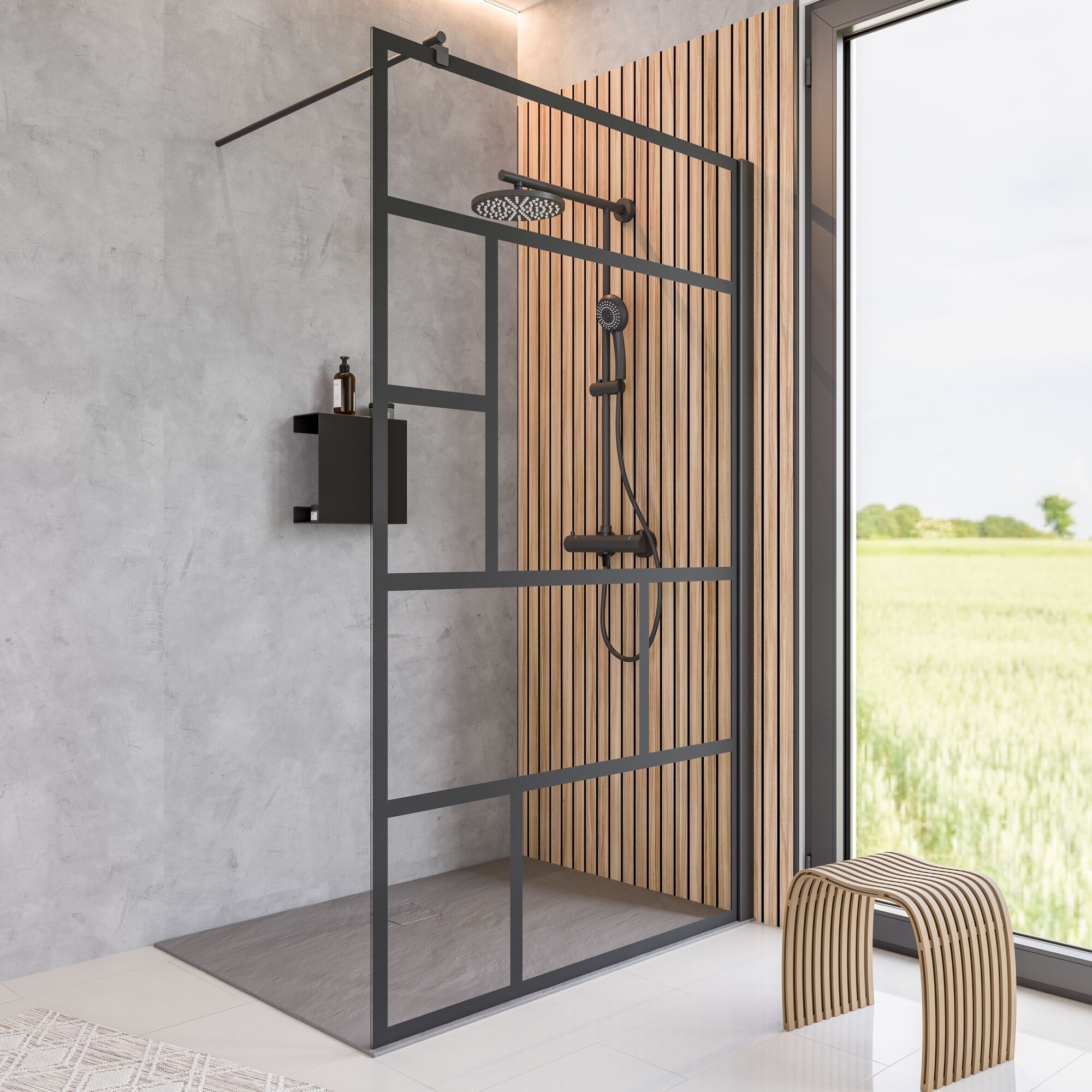 Schulte Walk-in-Dusche Alexa Style 2.0 Duschwand, günstig online kaufen