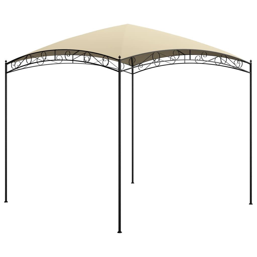 vidaXL Partyzelt Pavillon 3x3x2,65 m Creme 180 g/m²