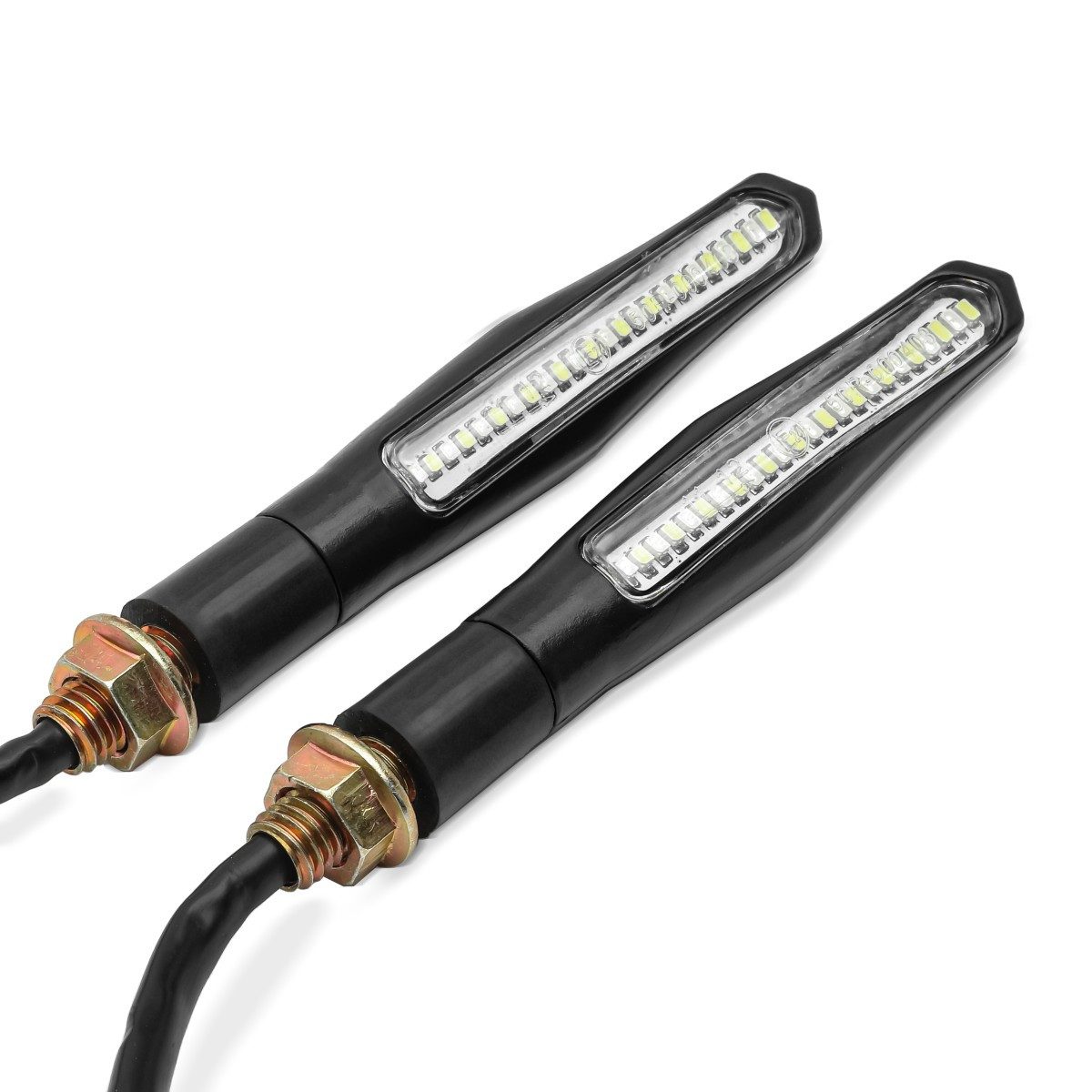 Lumitecs Blinker Lauflicht Blinker LED Motorrad Set E-Prüfzeichen Brems- und Tagfahrlic
