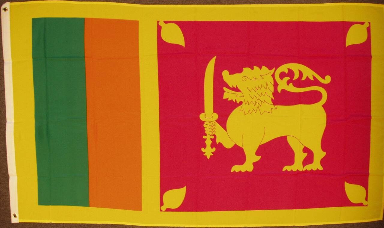Flagge 80 g/m² flaggenmeer Sri Lanka