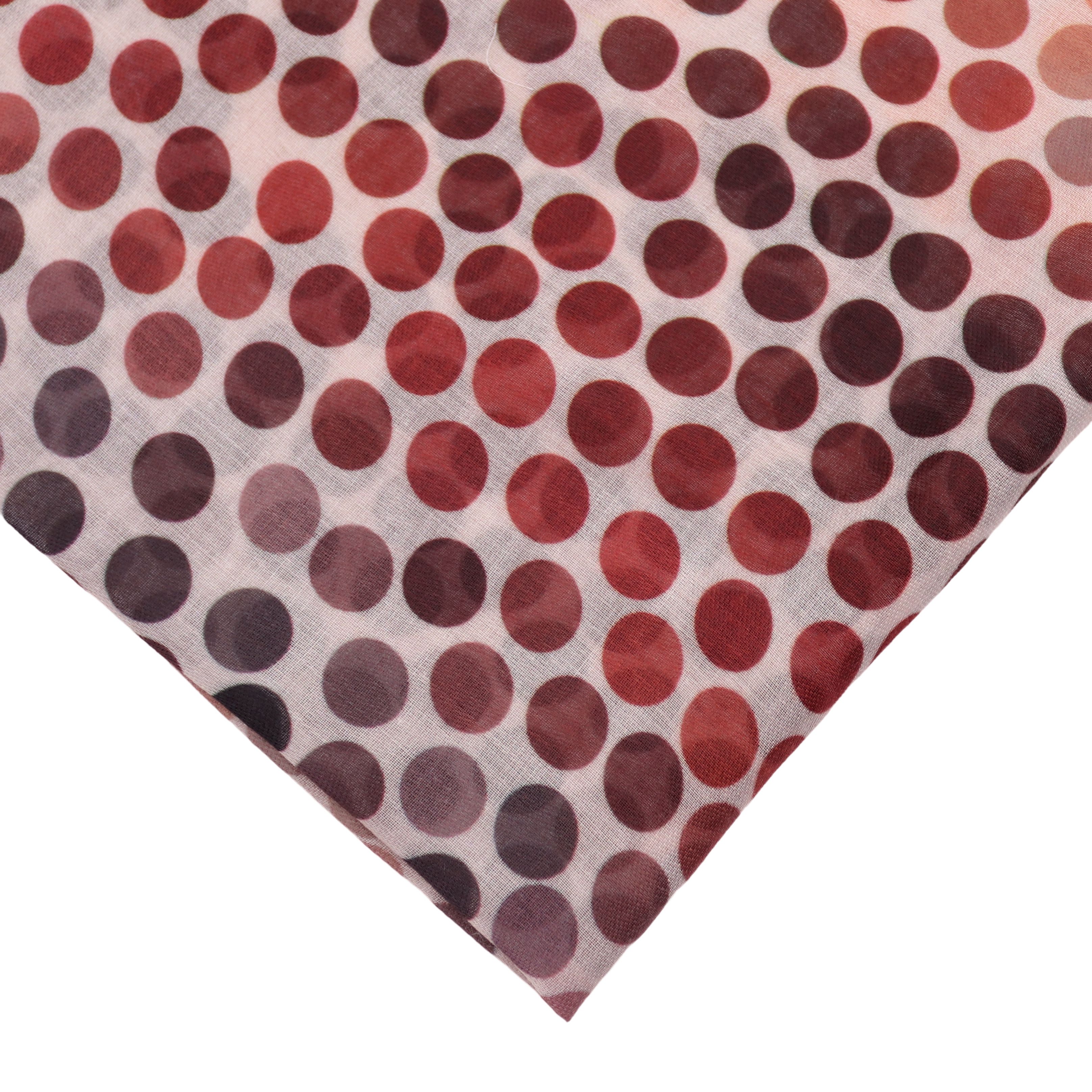 MIRROSI Loop Damen Schal Weich aus 100% Viskose Groß, Schlauchschal, Punktenmuster, (ca.60x80cm, zweimal um den Hals wickelbar), Damen Halstuch Stola ideal für  – Bild 4 von 4