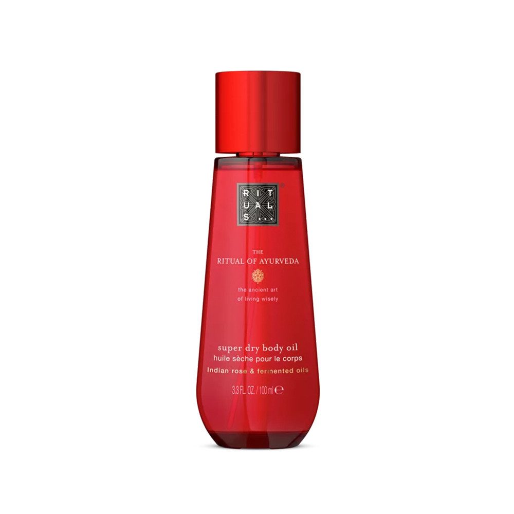 Rituals Körperöl Rituals The Ritual of Ayurveda Dry Body Oil 100 ml, Trockenöl mit Rose, Mandel & Moringa – schnell einziehend
