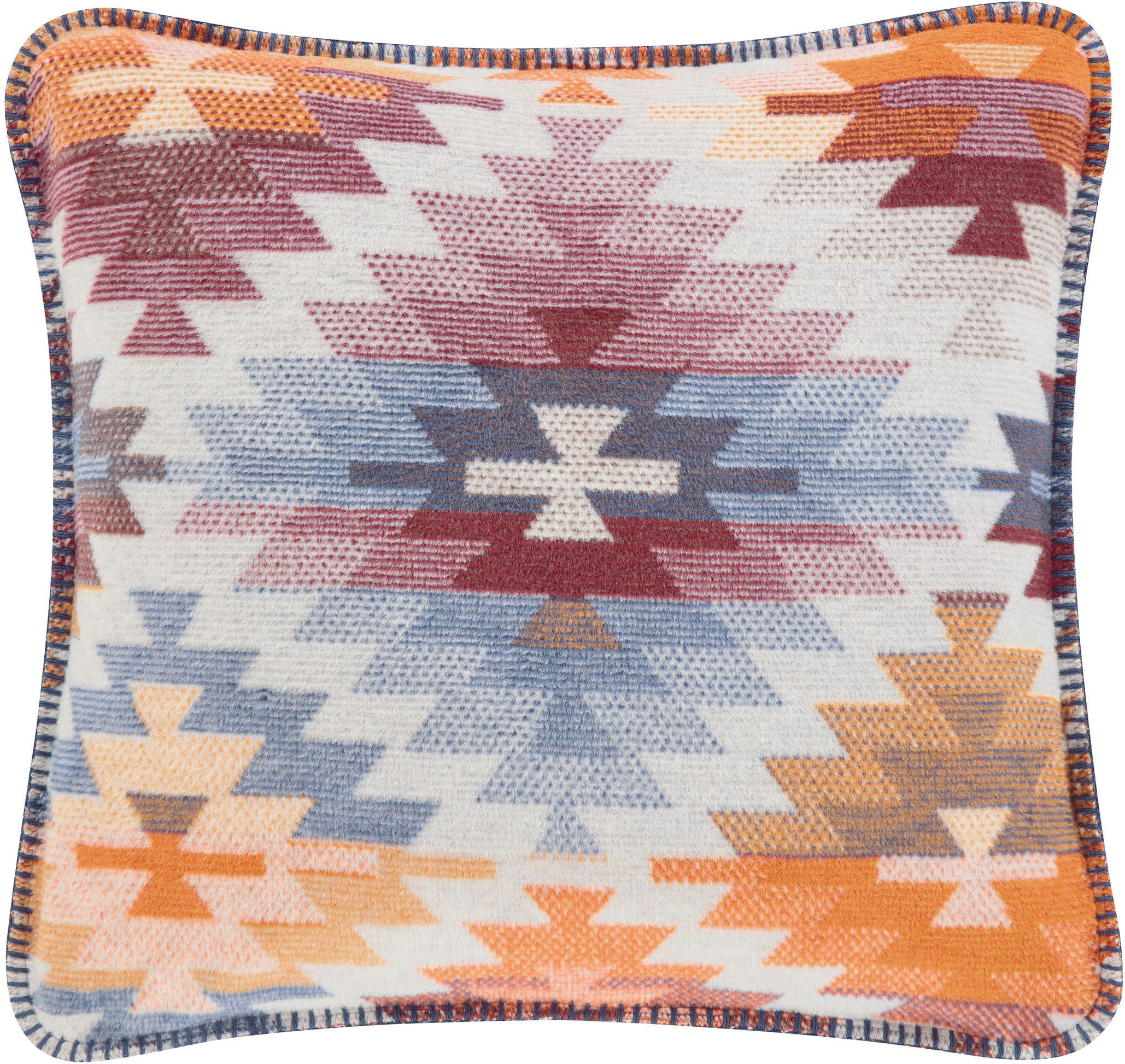 Biederlack Dekokissen Nomad, markantes Ikat-Dessin