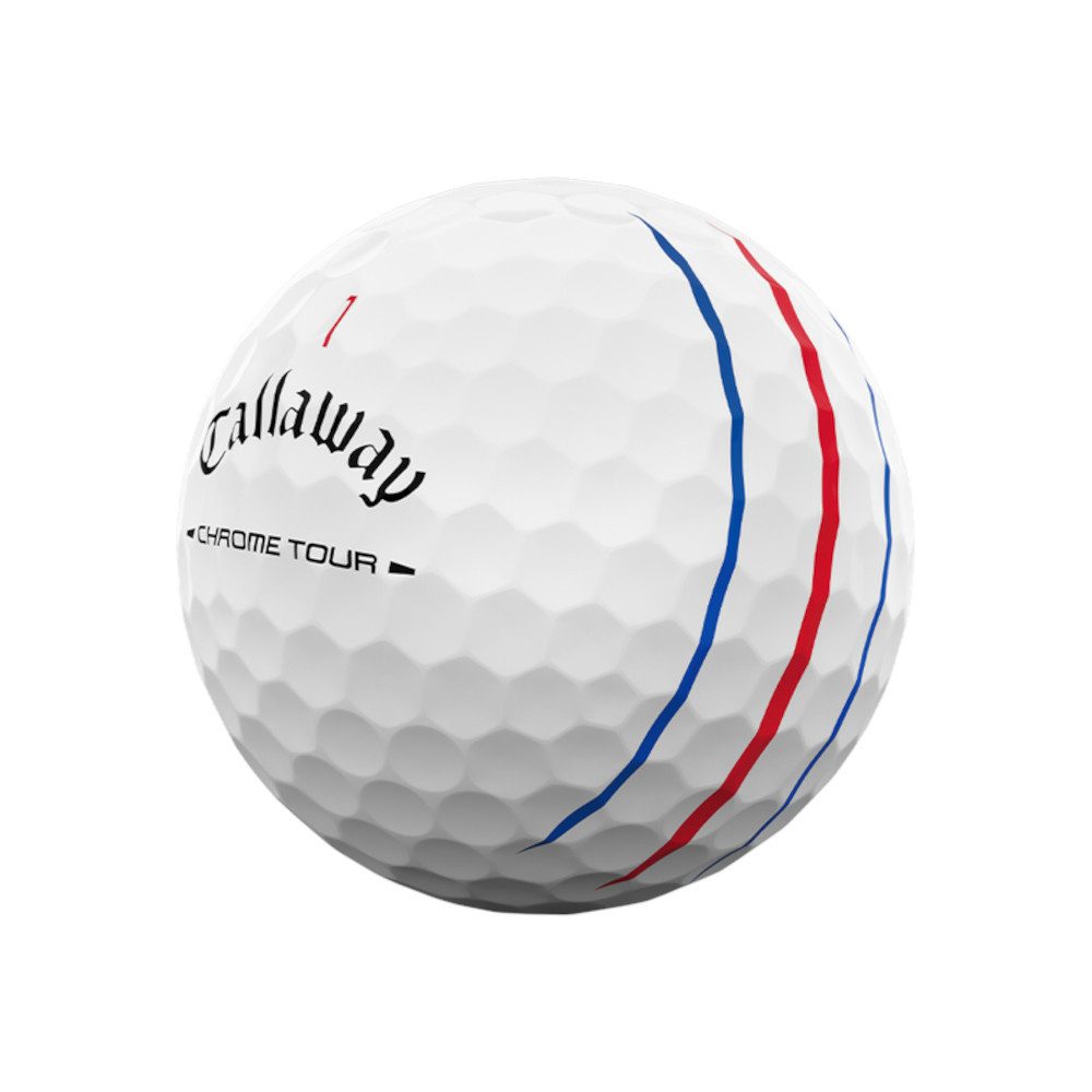 Callaway Golfball Callaway Golfball Chrome Tour Triple Track Weiß 1 Dutzend