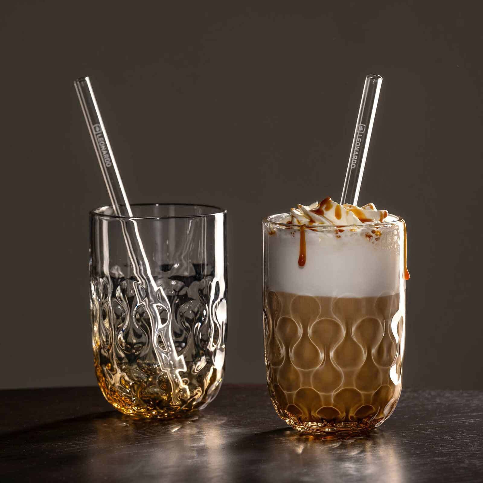 LEONARDO Latte-Macchiato-Glas Gocce, 12-tlg., Glas