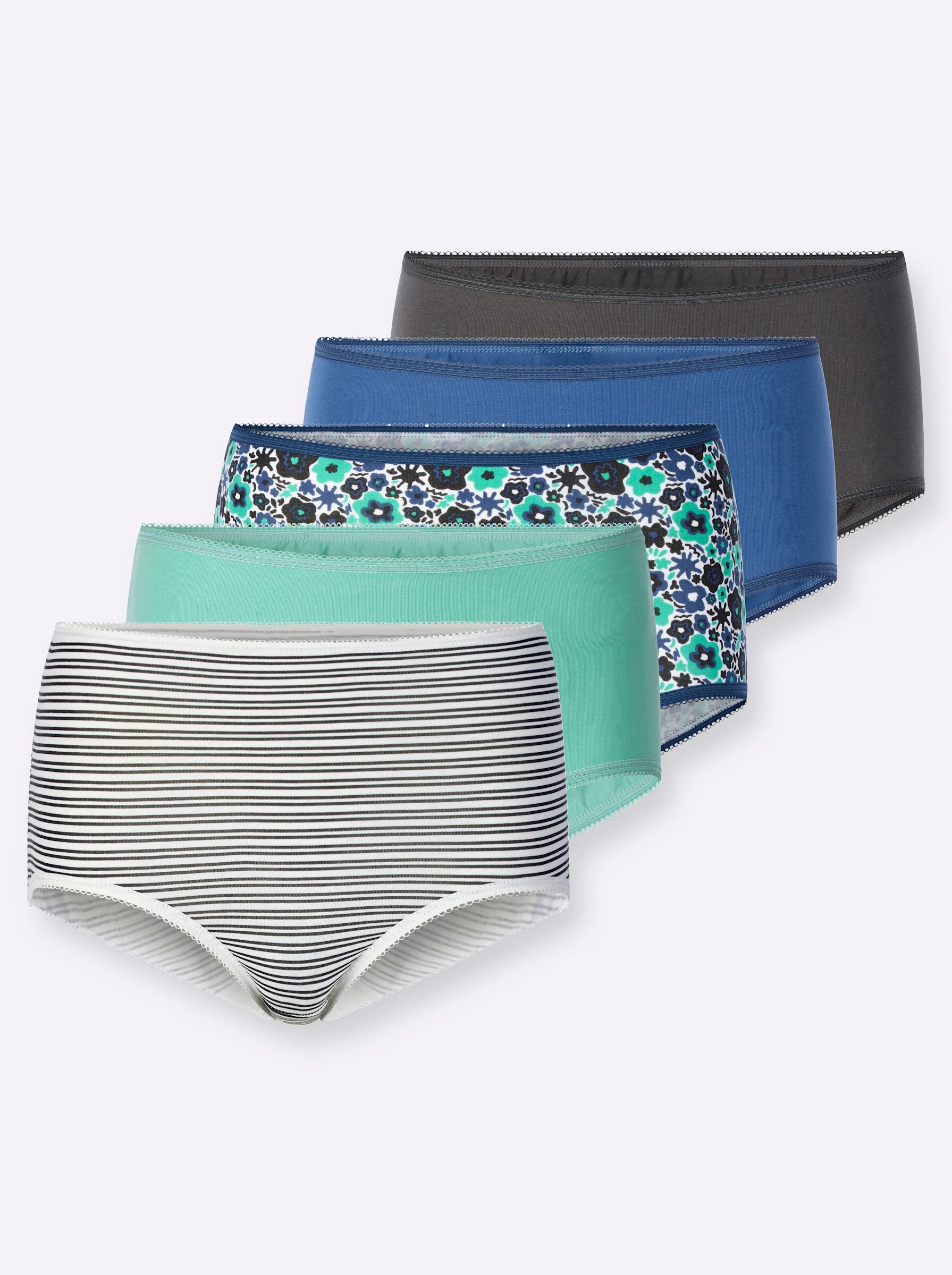 Sieh an! Slip Taillenslip (5-St) günstig online kaufen