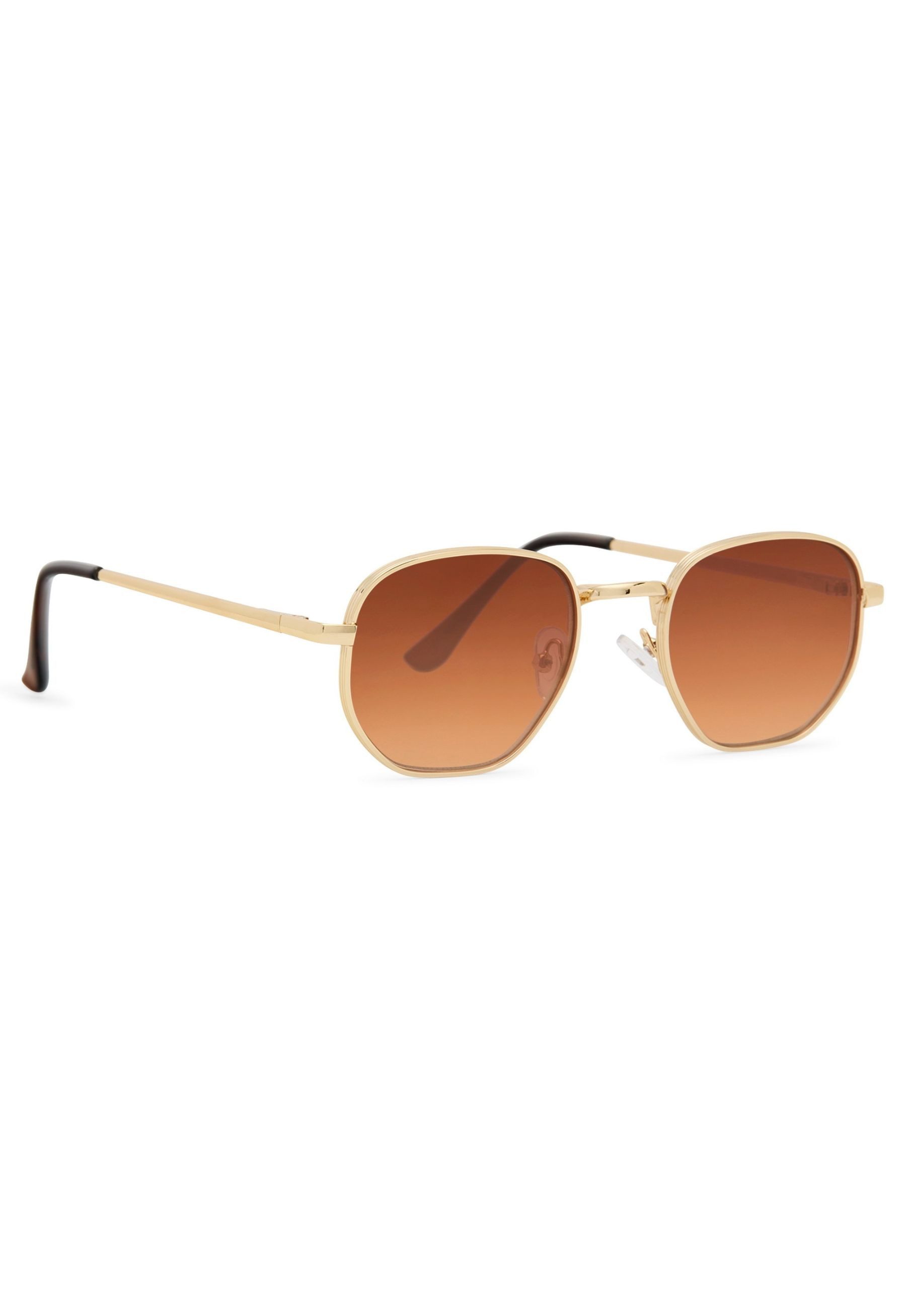 Diademita Sonnenbrille Solo-Solis Retro Rectangle Sonnenbrille (Set)
