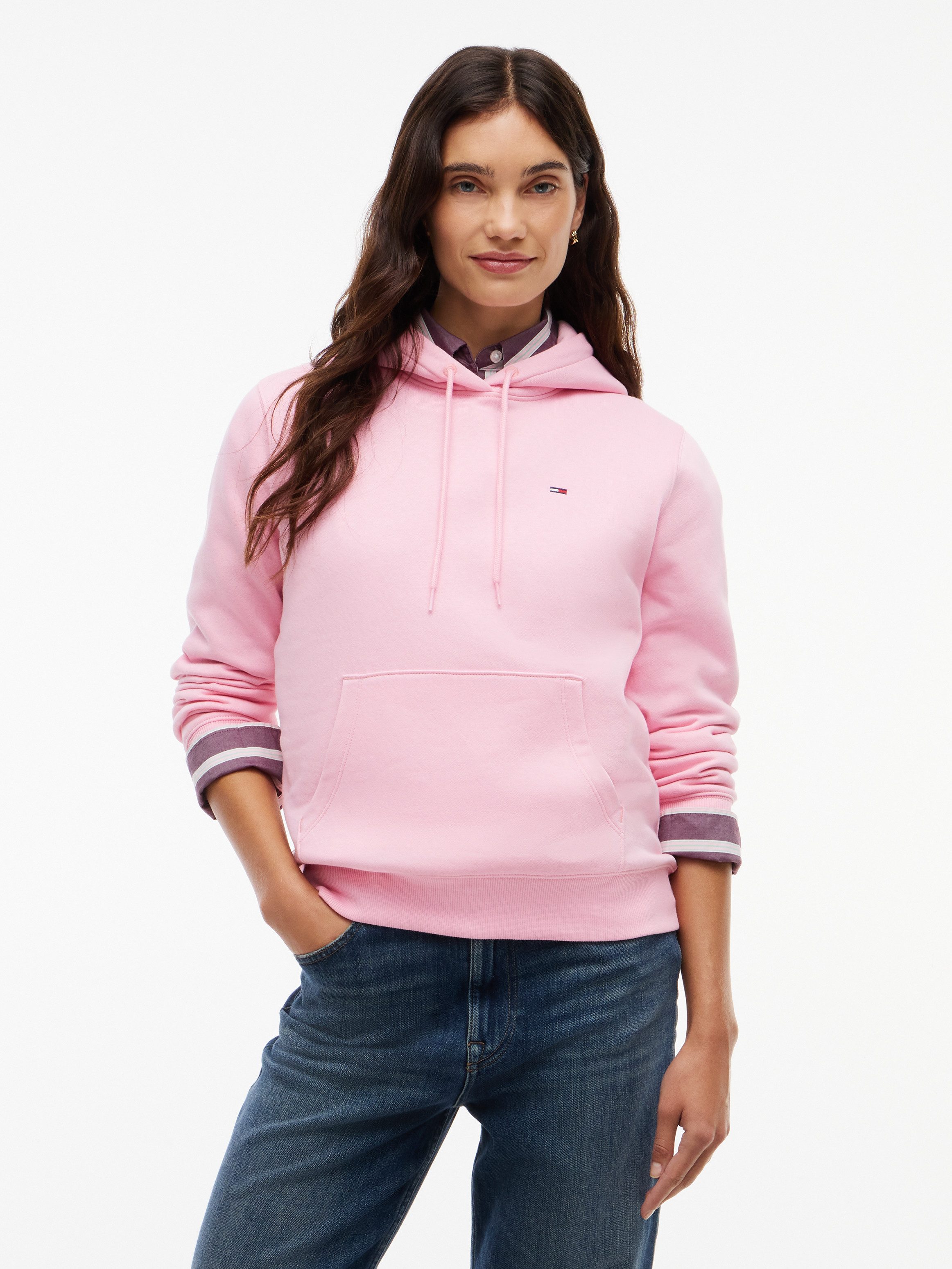 Tommy Jeans Kapuzensweatshirt TJW REG S FLAG HOODIE Baumwollmischung