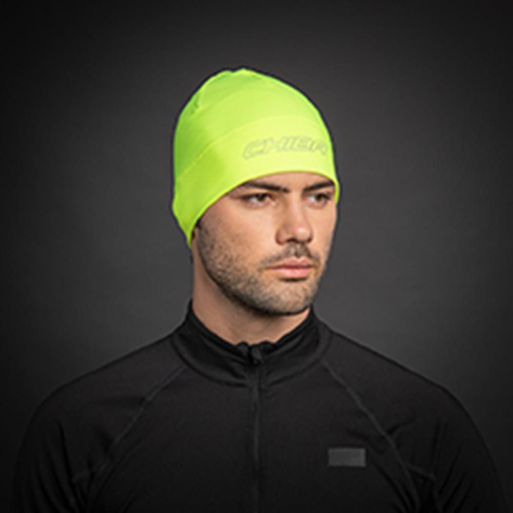 Chiba Fleecemütze CHIBA Thermofleece Mütze - S/M, neongelb, atmungsaktiv, reflektierend