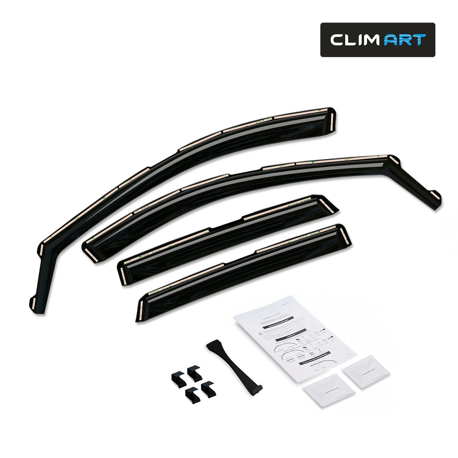 Clim Art Auto-Fußmatte CLIM Ford St) mit Kuga ART für/kompatible SUV (4 Windabweiser 2020-2023