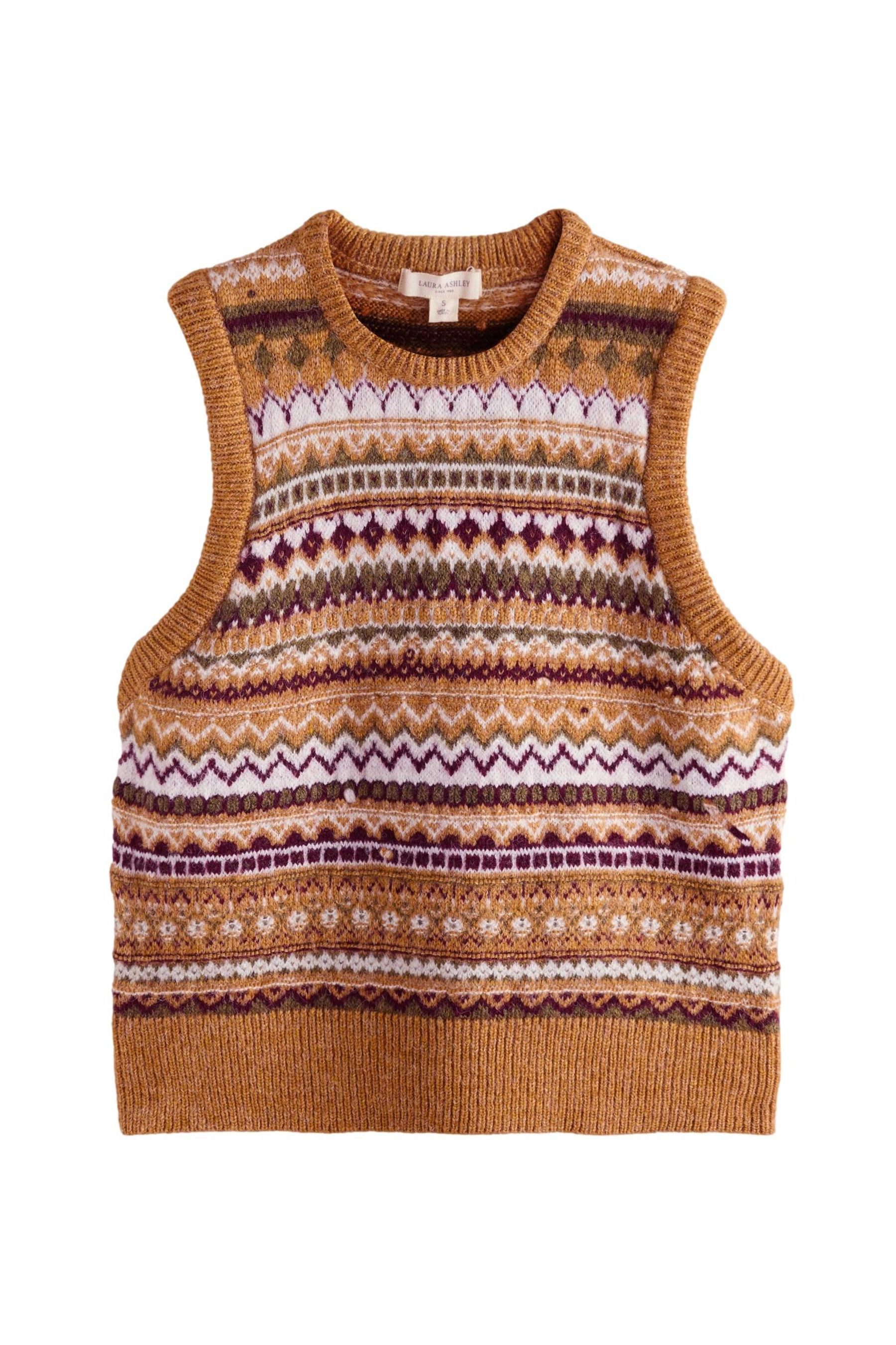 Stricktop Laura Ashley gestricktes Fairisle-Tanktop
