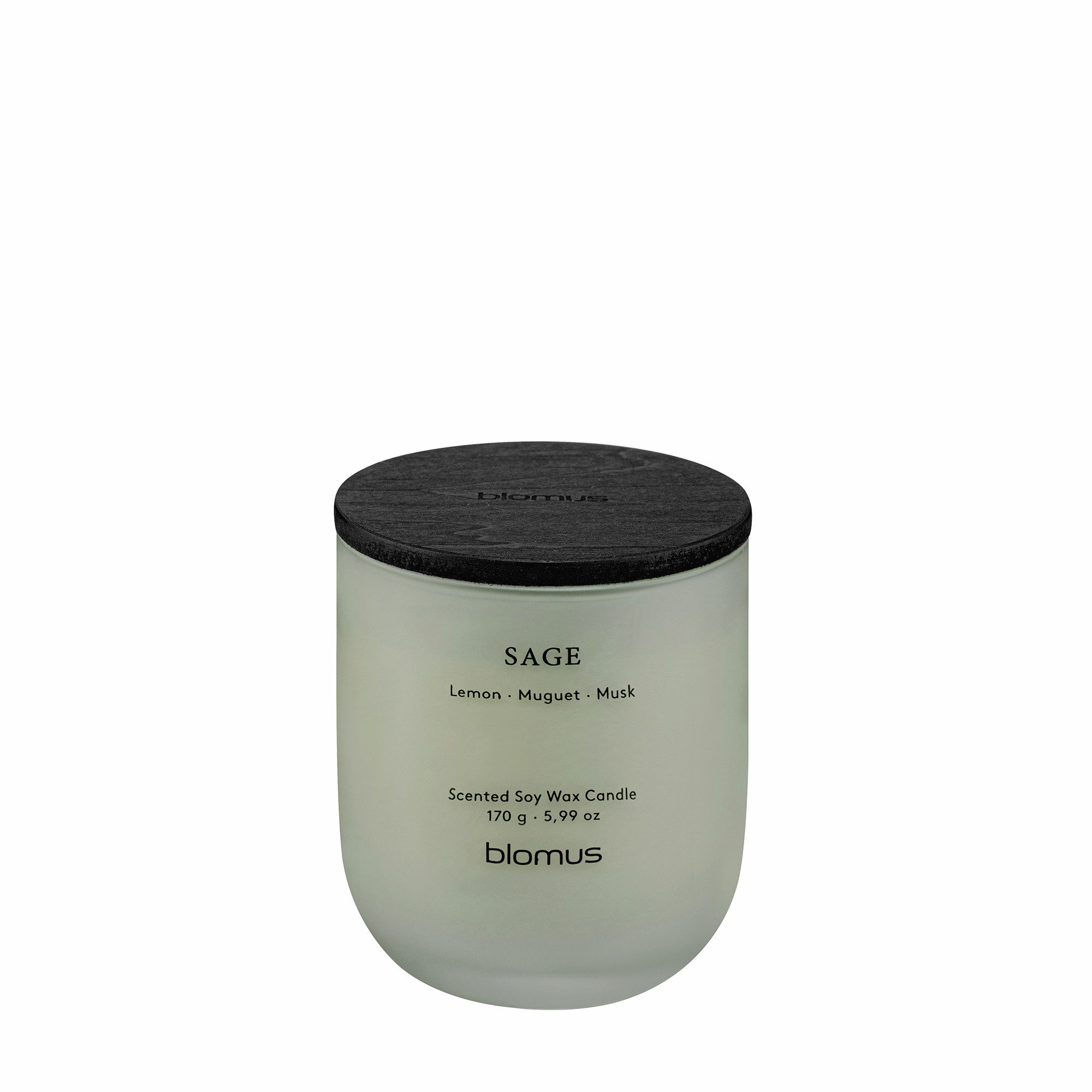 blomus Duftkerze -TUOKSU- Raumduft Kerze, Deko Kerze: Modernes Design aus Glas (1-tlg), Frische Düfte, Natürlicher Sojawachs, Ruhig & entspannend