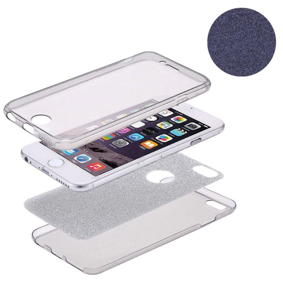 König Design Handyhülle Huawei P9, Huawei P9 Handyhülle Backcover Schwarz