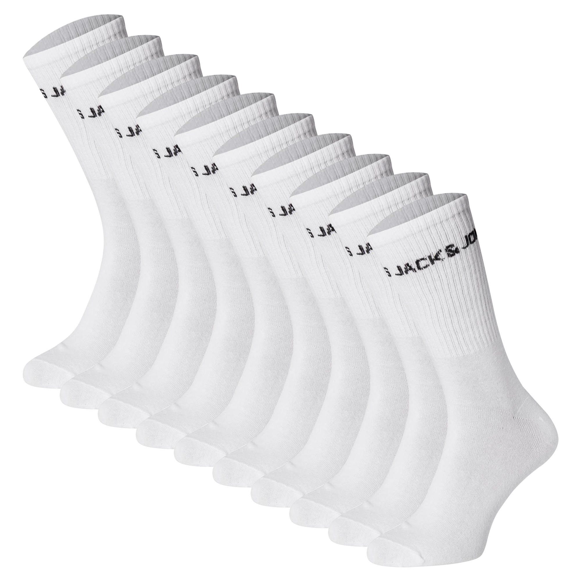 Jack & Jones Freizeitsocken Unisex Socken 10er Pack Baumwolle (Packung, 10er Pack)