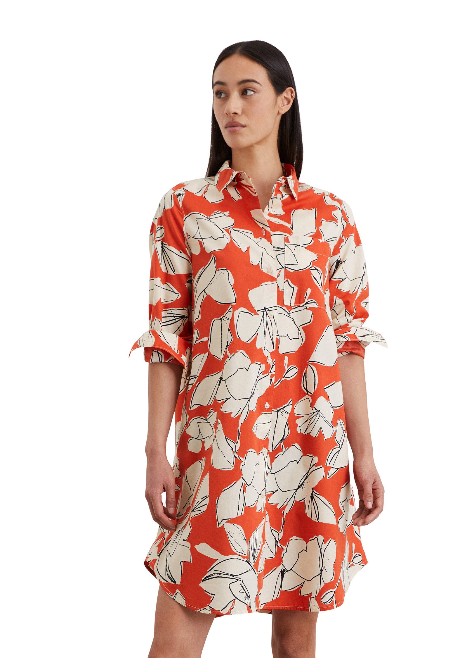 Marc O'Polo Hemdblusenkleid mit TENCEL™ Lyocell