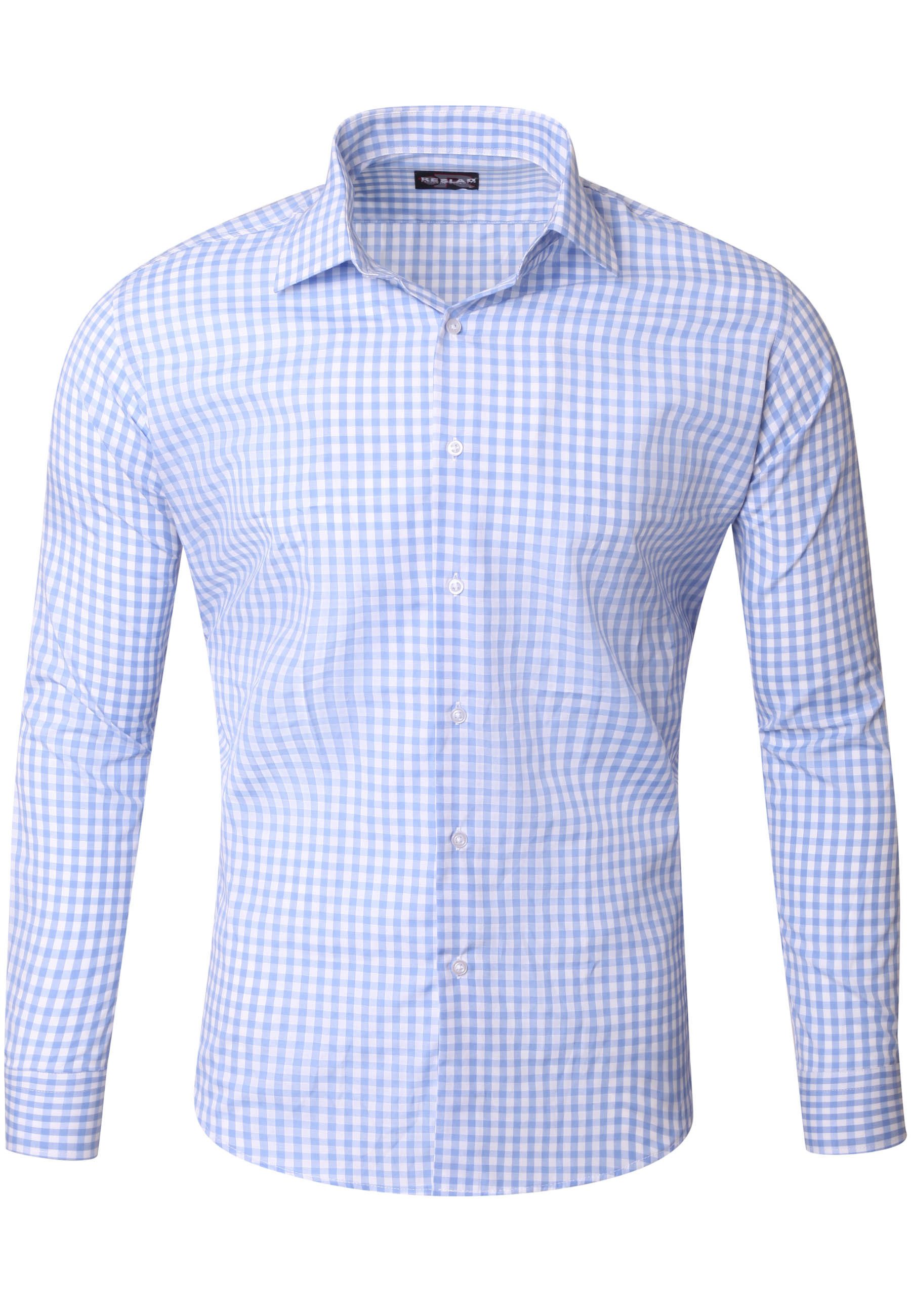 Reslad Businesshemd Reslad Herren Hemd Vichy günstig online kaufen