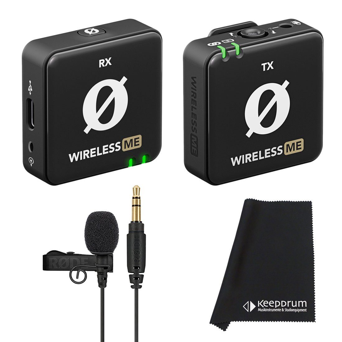 Rode Wireless ME Mikrofon-System mit Lavalier GO Digitales Aufnahmegerät