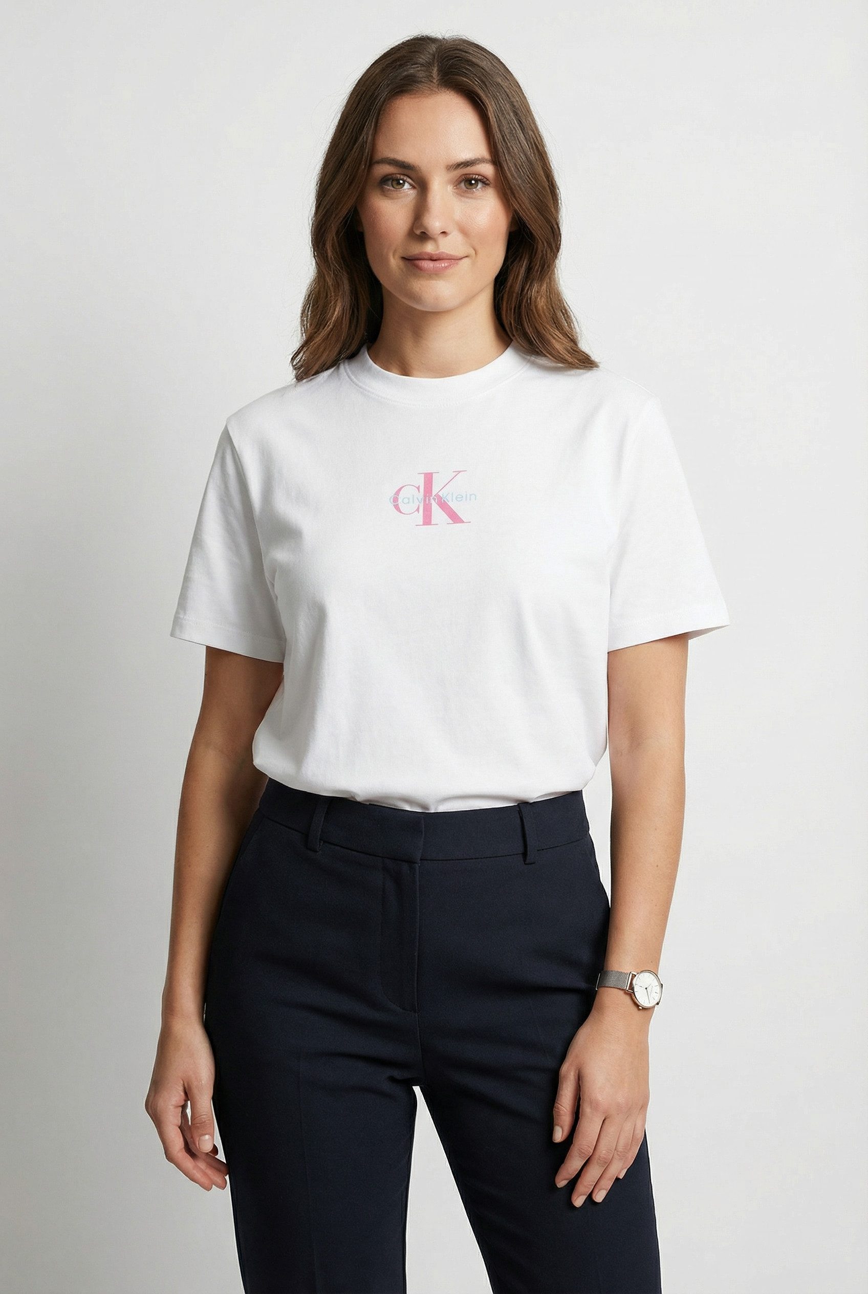 Calvin Klein Jeans Kurzarmshirt SS 20s CLASSIC LOGO TEE Mit Glitzer-Logo günstig online kaufen