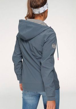 Ocean Sportswear Softshelljacke aus recyceltem Polyester mit Kontrastdetails