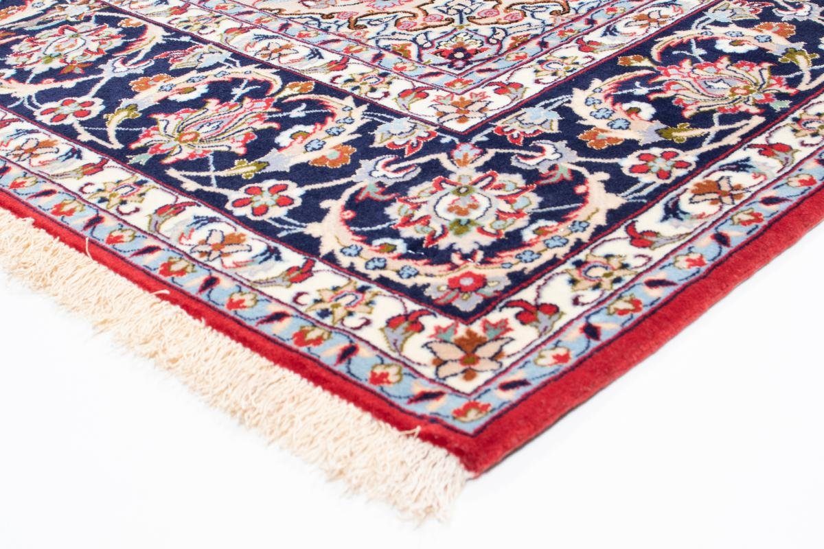 Orientteppich Isfahan Trading, Handgeknüpfter Orientteppich, Nain Höhe: Seidenkette mm 158x232 rechteckig, 6