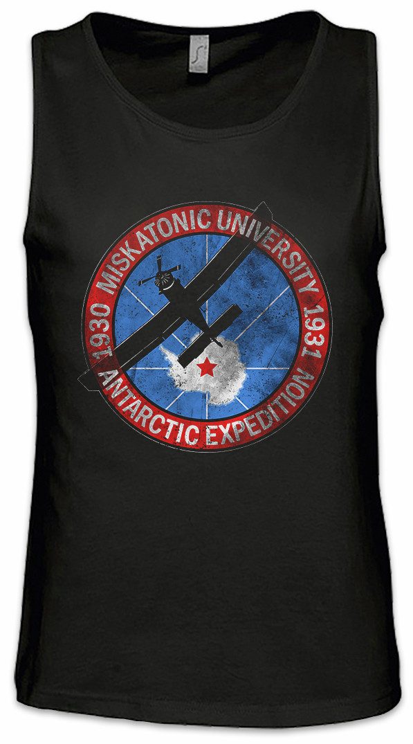 Urban Backwoods Tanktop Miskatonic Logo III Ärmelloses T-Shirt Monster Lovecraft HP Sign Horror Dunwich Azathoth Arkham