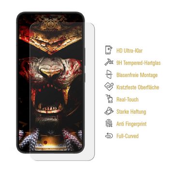 Protectorking Schutzfolie 3x 3D A++ 9H Panzerhartglas für Samsung Galaxy S24 Plus 3D KLAR Displa, (3-Stück), EXTRA HARTES 3D A++ GLASS ECHTES TEMPERED 9H Panzerglas 3D-KLAR