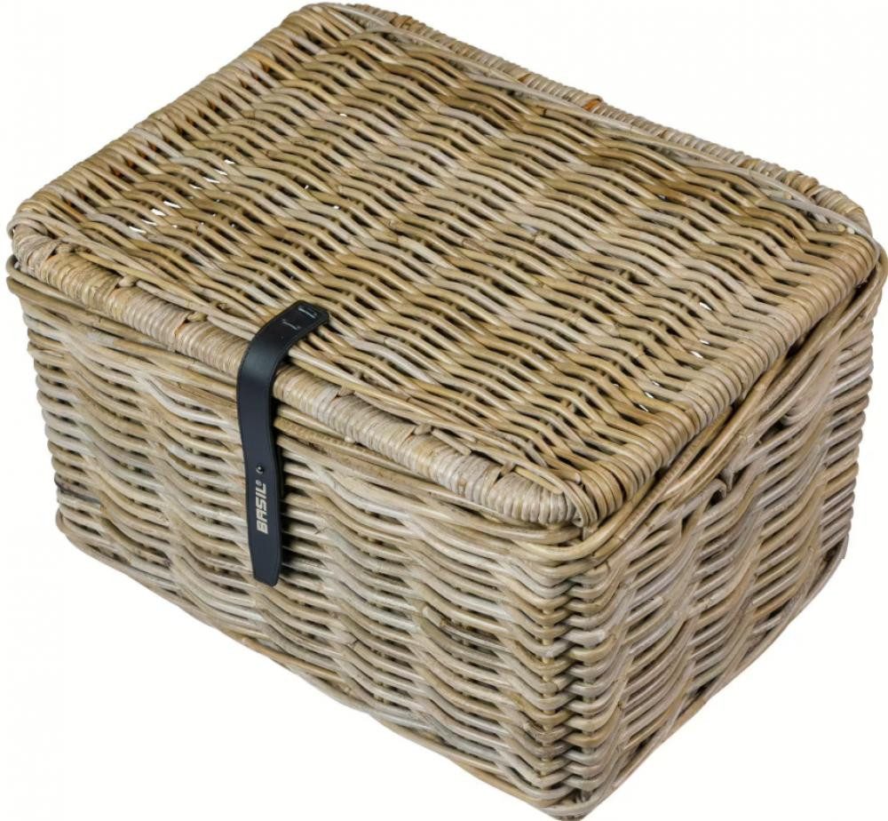 Basil Fahrradkorb Basil Dax L Vorderradkorb aus Rattan mit Deckel - grobm., günstig online kaufen
