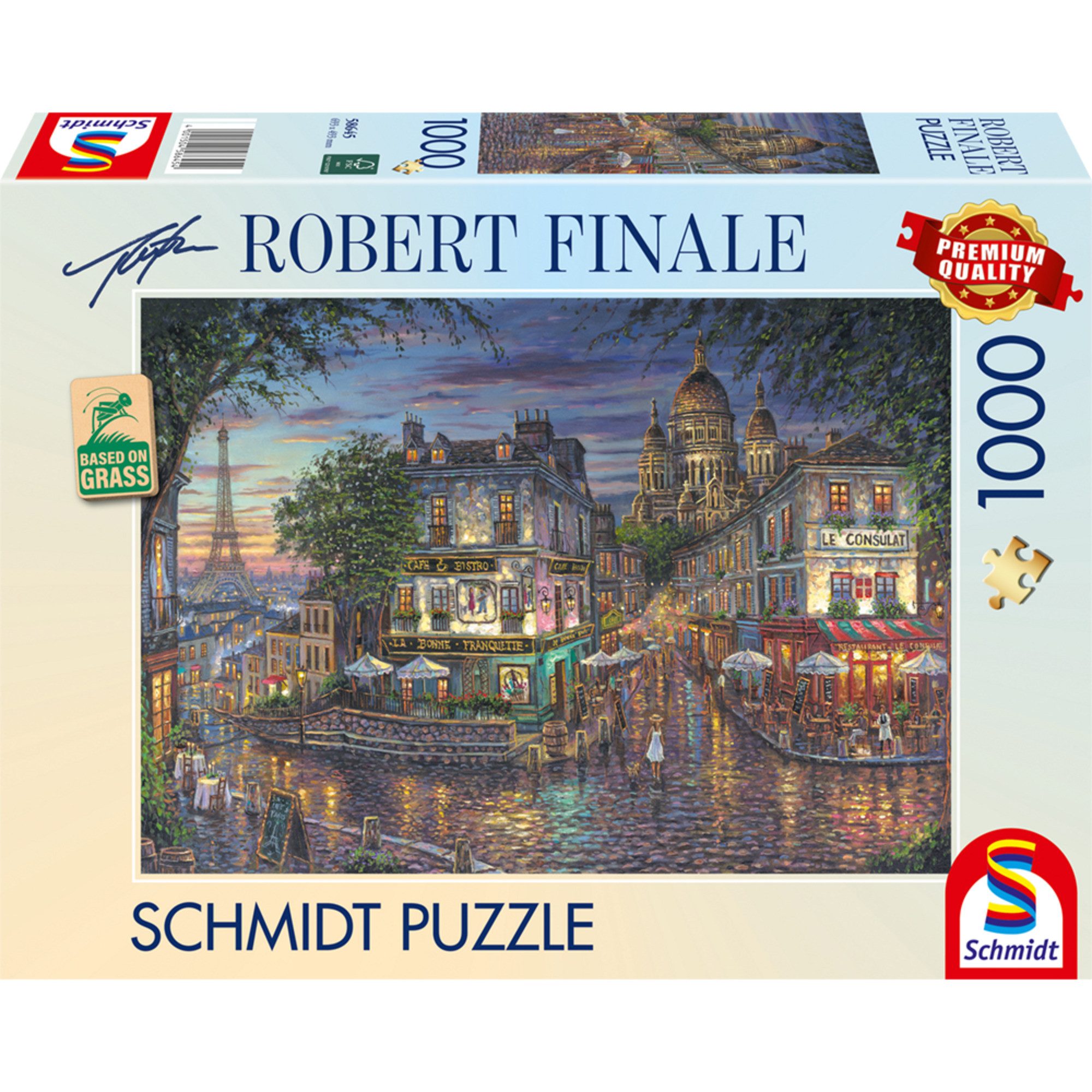 Schmidt Spiele Puzzle Schmidt Spiele Robert Finale: Montmatre, Puzzle, 1000 Puzzleteile