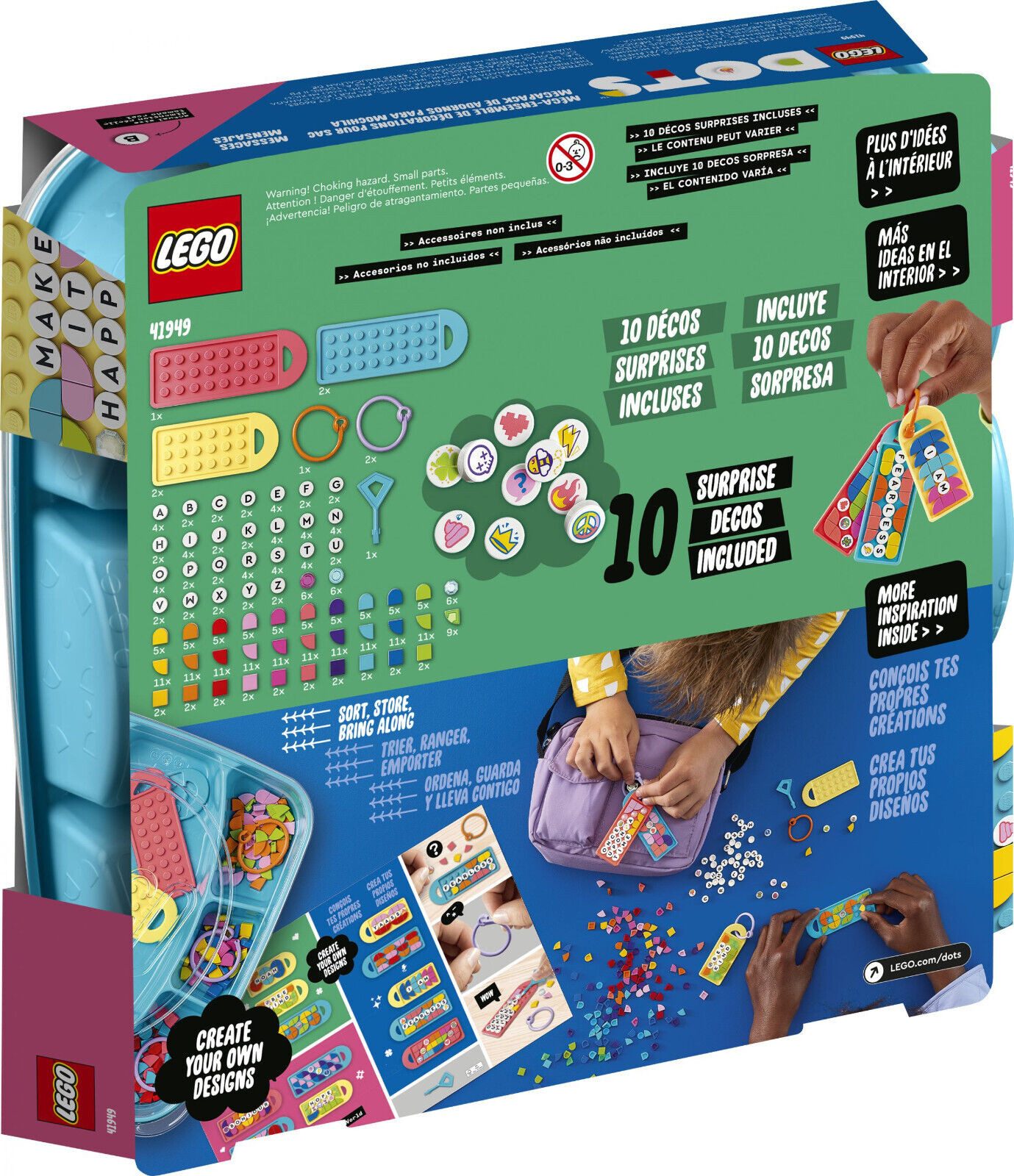 LEGO® LEGO® Dots Taschenanhänger Kreativset - günstig online kaufen