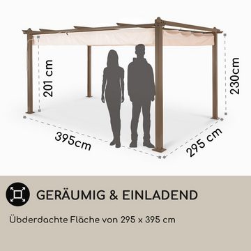 blumfeldt Pavillon Pantheon_Rust, (Set, Set), Terrassenüberdachung Grillpavillon Gartenpavillon Sonnenschutz