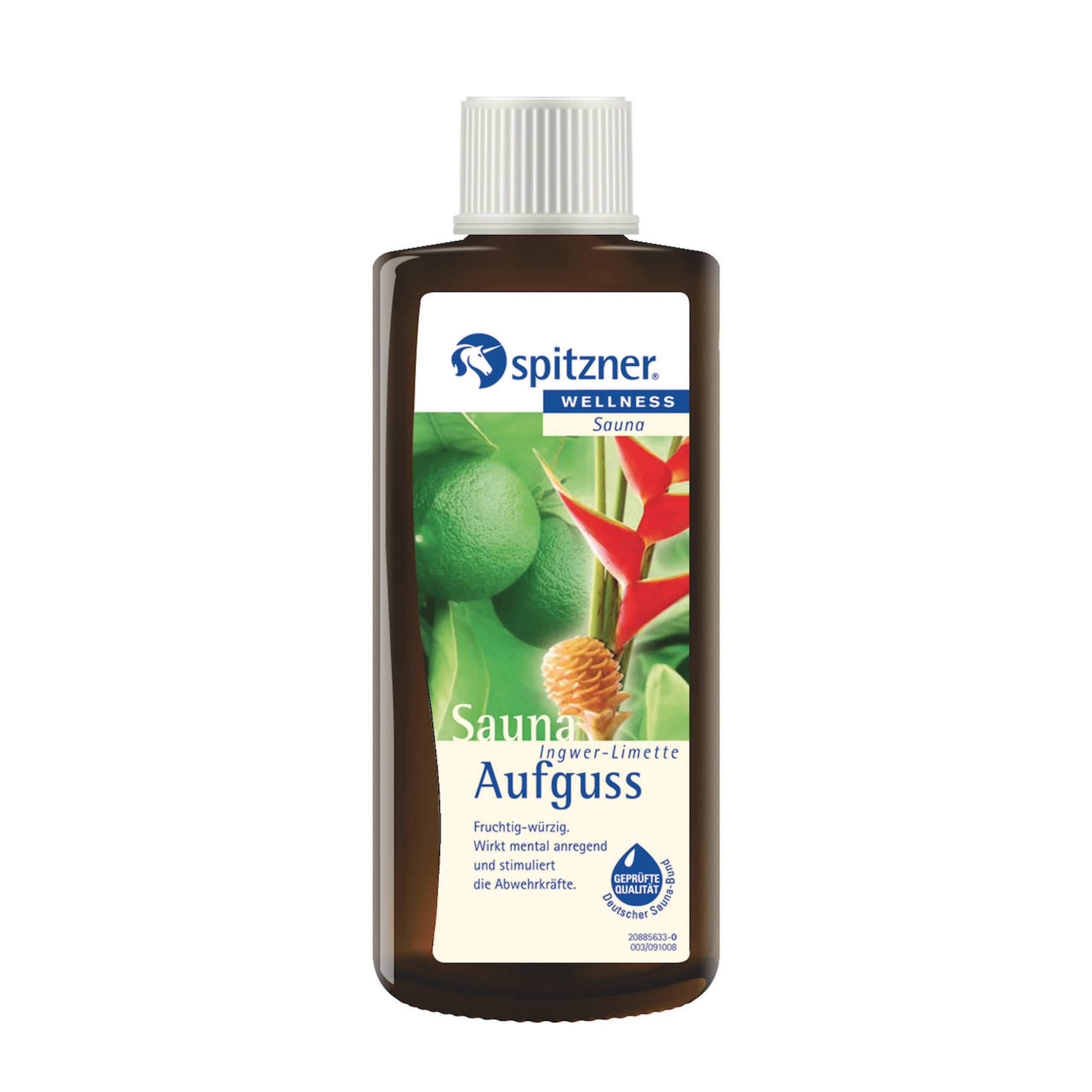 Spitzner Aufgusskonzentrat Spitzner Saunaaufguss Ingwer Limette 190 ml