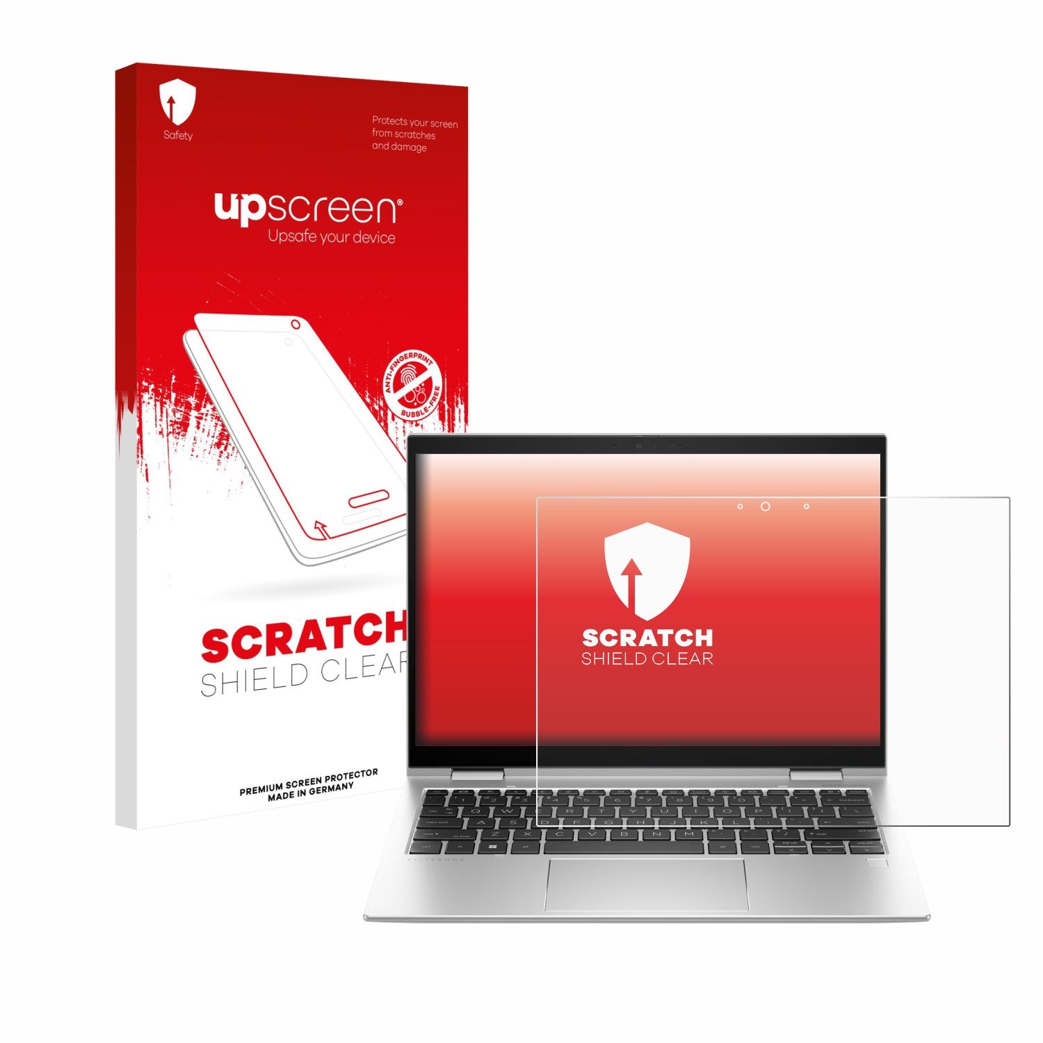 upscreen Displayschutzfolie Schutzfolie für HP Elite x360 830 G10 2-in-1, Displayschutz Schutz Folie Klar Transparent