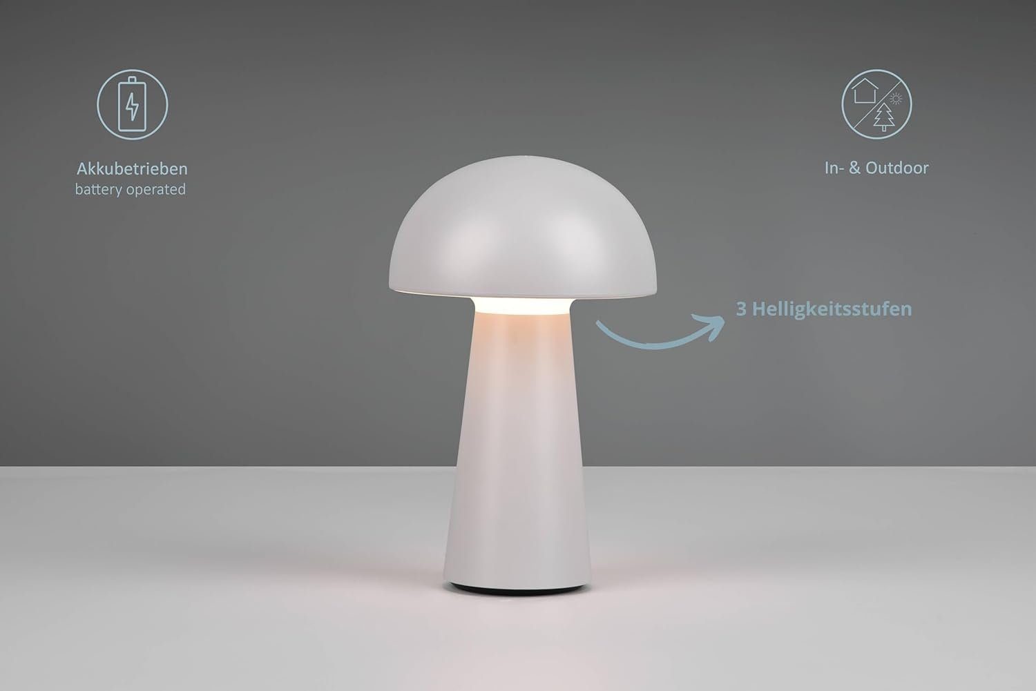 lightling LED Tischleuchte Lennox, LED fest integriert, warmweiß, dimmbar, günstig online kaufen