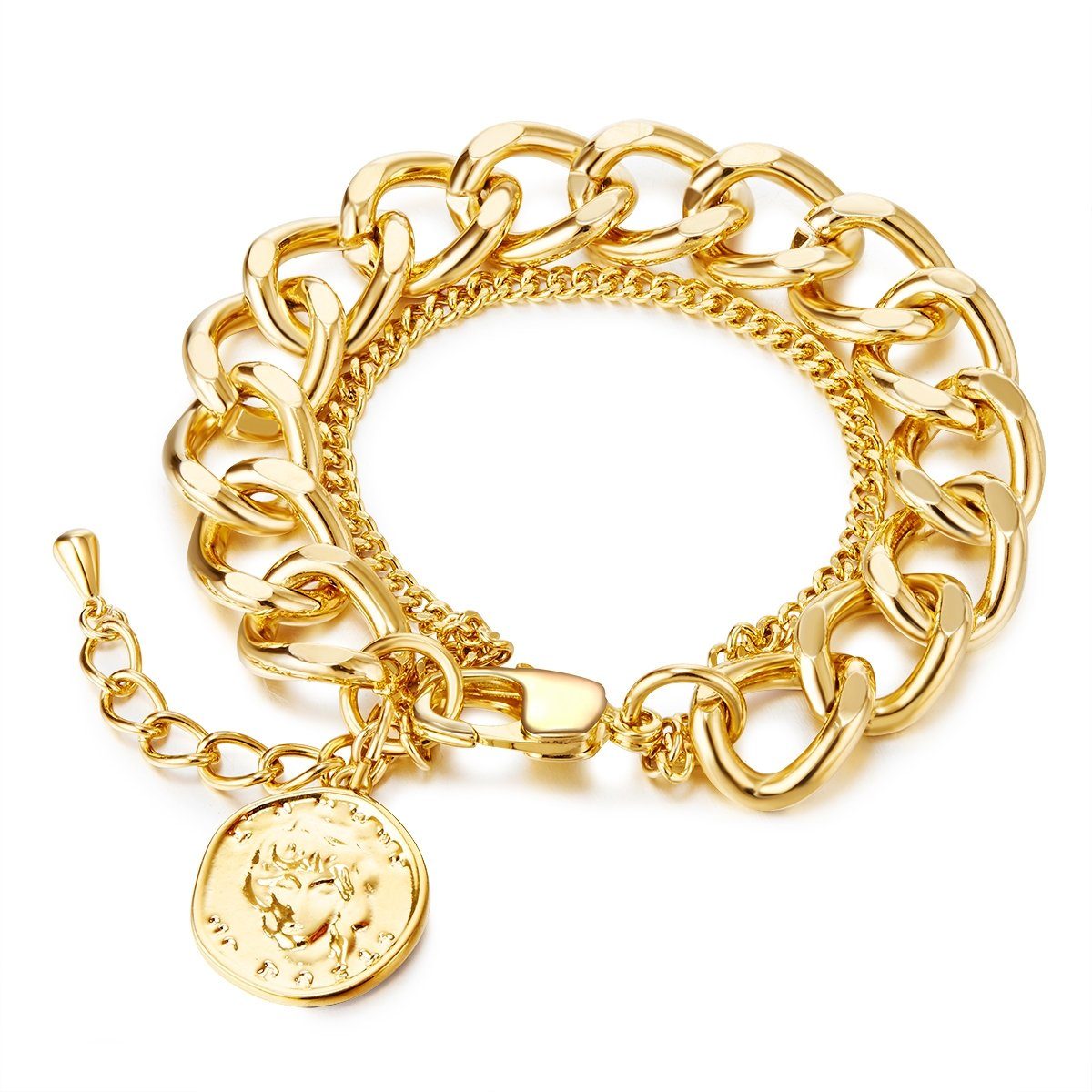 Lulu & Jane Armband gelbgold günstig online kaufen