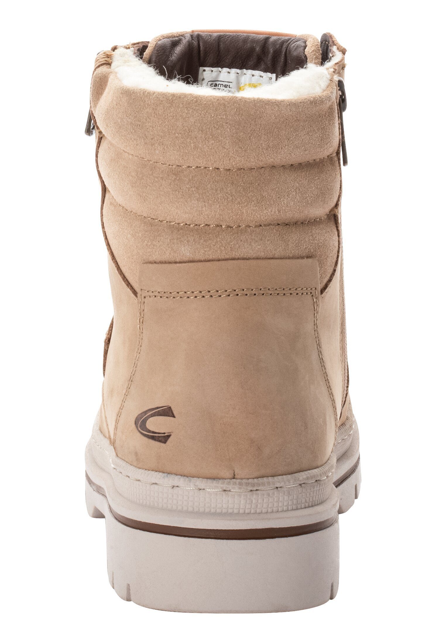 camel active mit warmem Wollfutter Schnürschuh