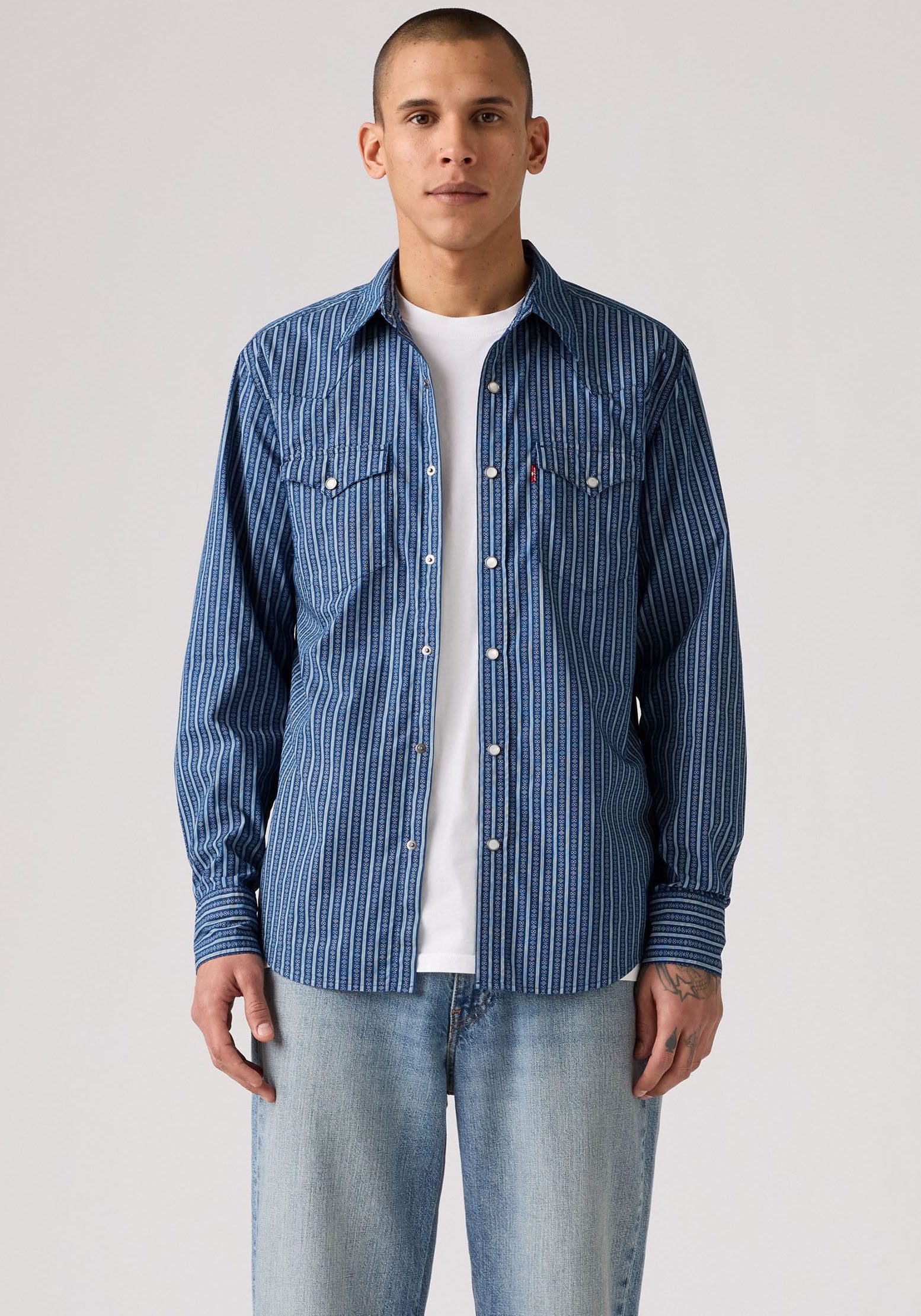 Levi's® Jeanshemd LE BARSTOW WESTERN STAND mit Brusttaschen günstig online kaufen