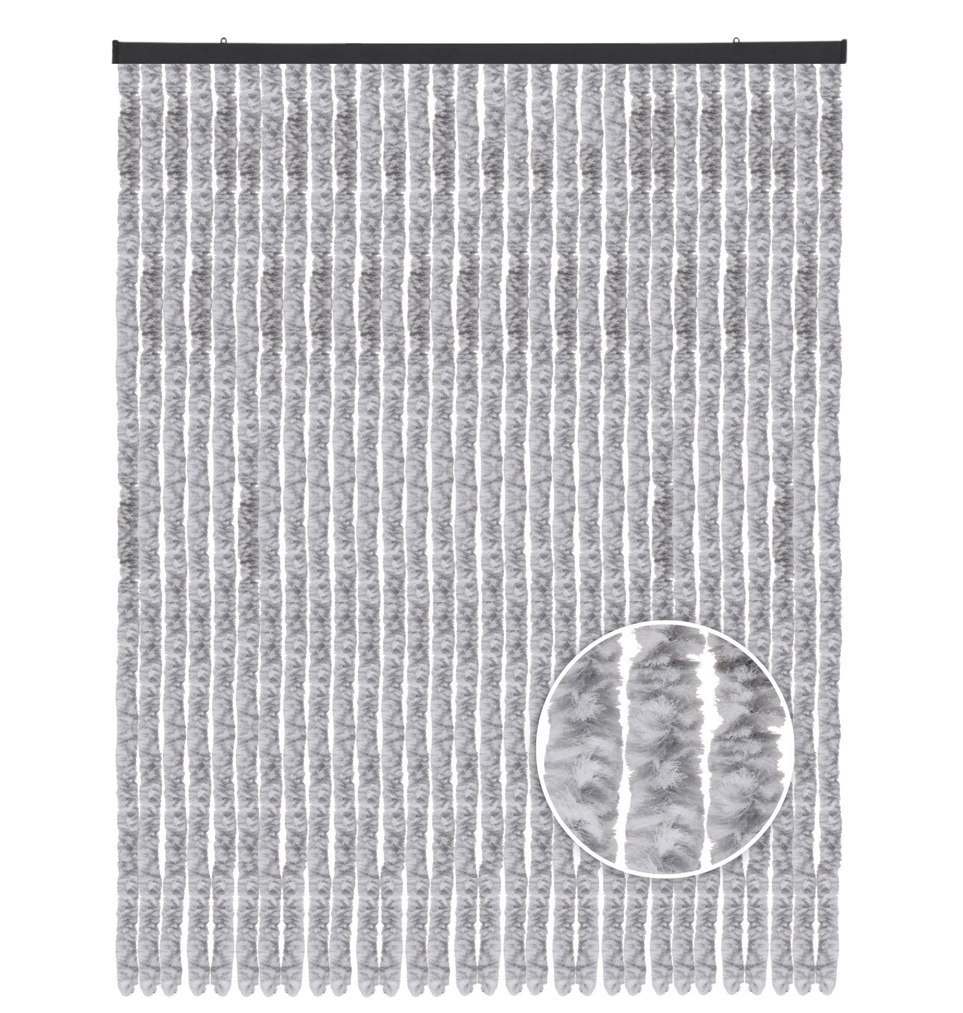Arsvita Türvorhang Flauschvorhang 120x220cm, Ösen (1 günstig online kaufen