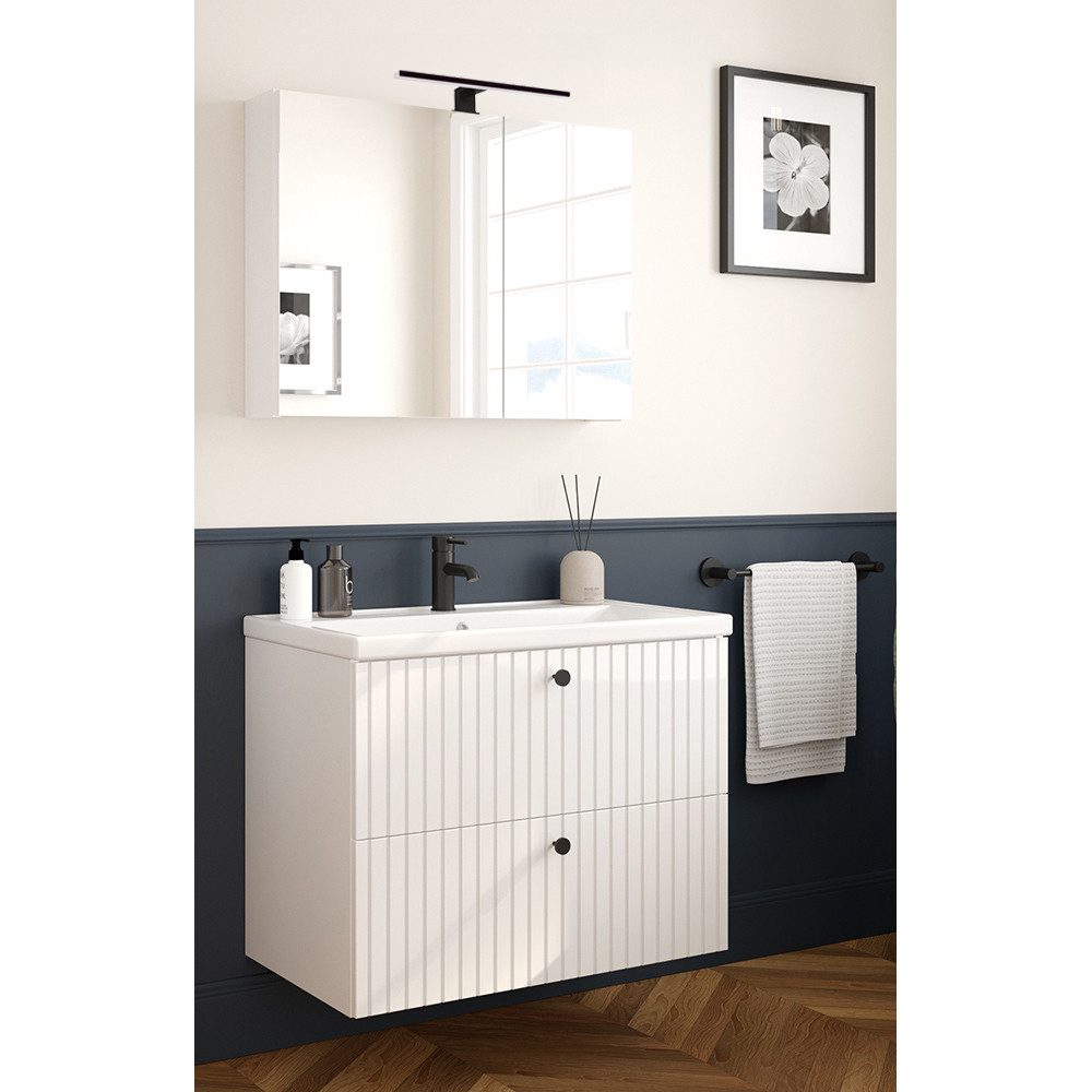 Lomadox Badmöbel-Set RIVA-107, (Spar-Set, 2-St., Waschtisch günstig online kaufen
