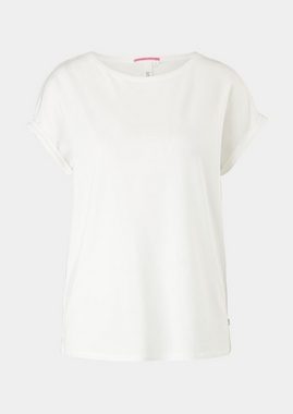 QS T-Shirt Basic (2-tlg) kurzarm, Rundhals, modernes Design, im 2er Pack