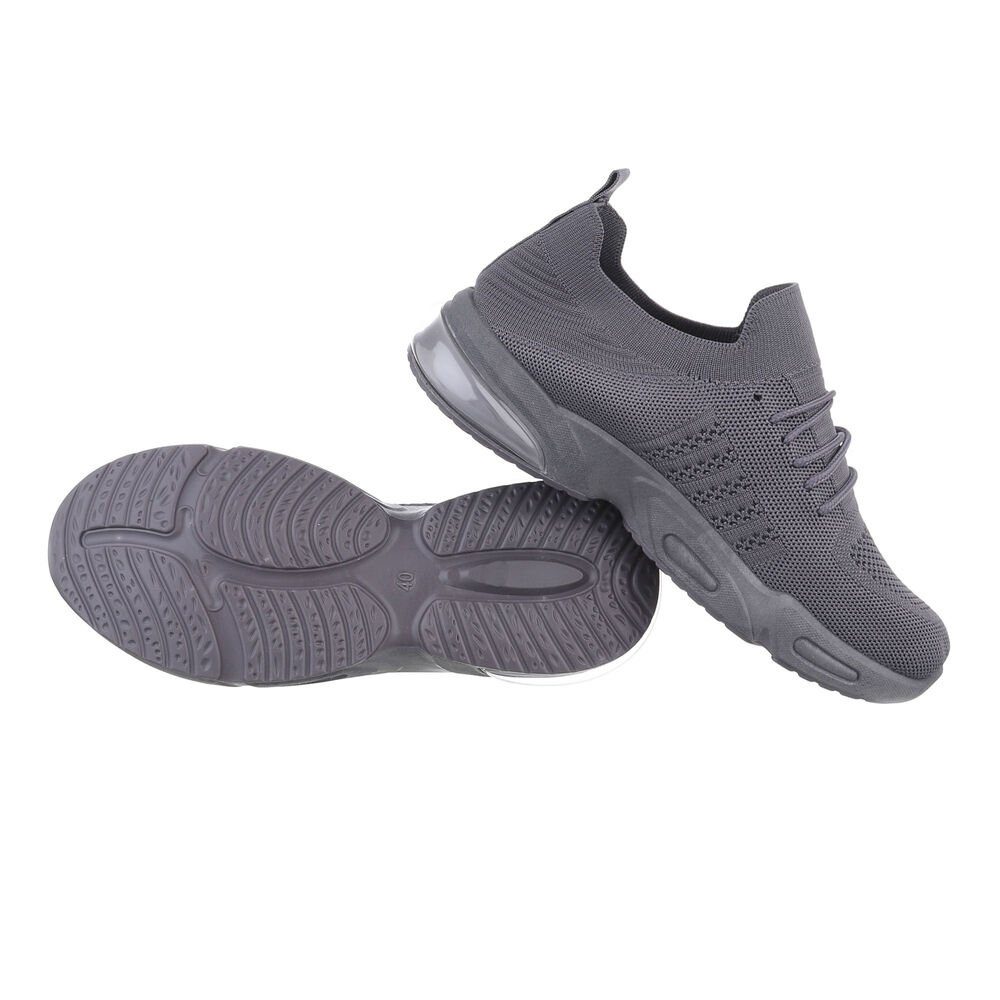 Coolwalk Herren Low-Top Freizeit Sneaker Flach Sneakers in Grau – Bild 2 von 4