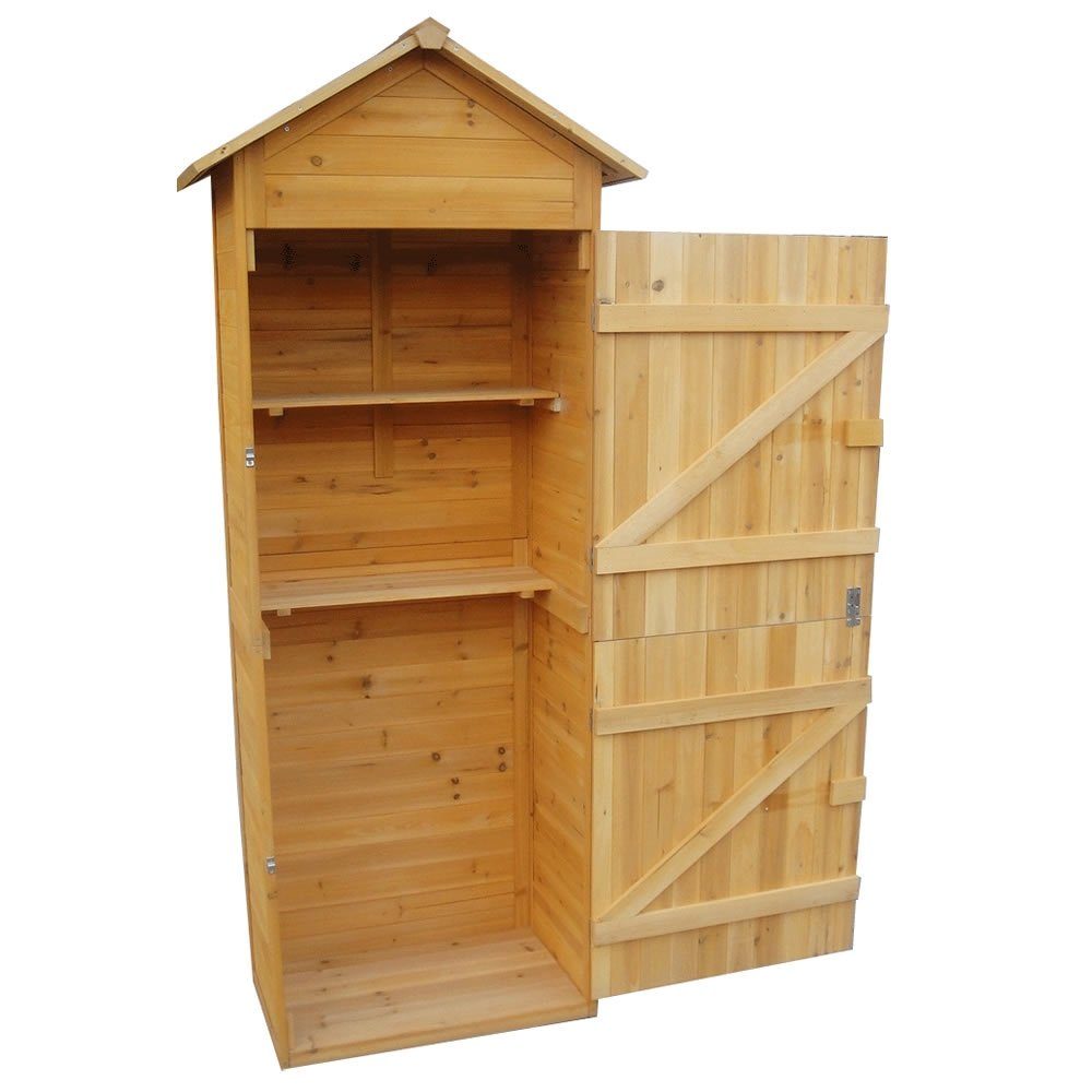 Mucola Gerätehaus Gerätehaus Holz Geräteschuppen Gartenschrank Geräteschrank Gartenhaus, BxT: 79x49 cm, (Stück), Imprägniert