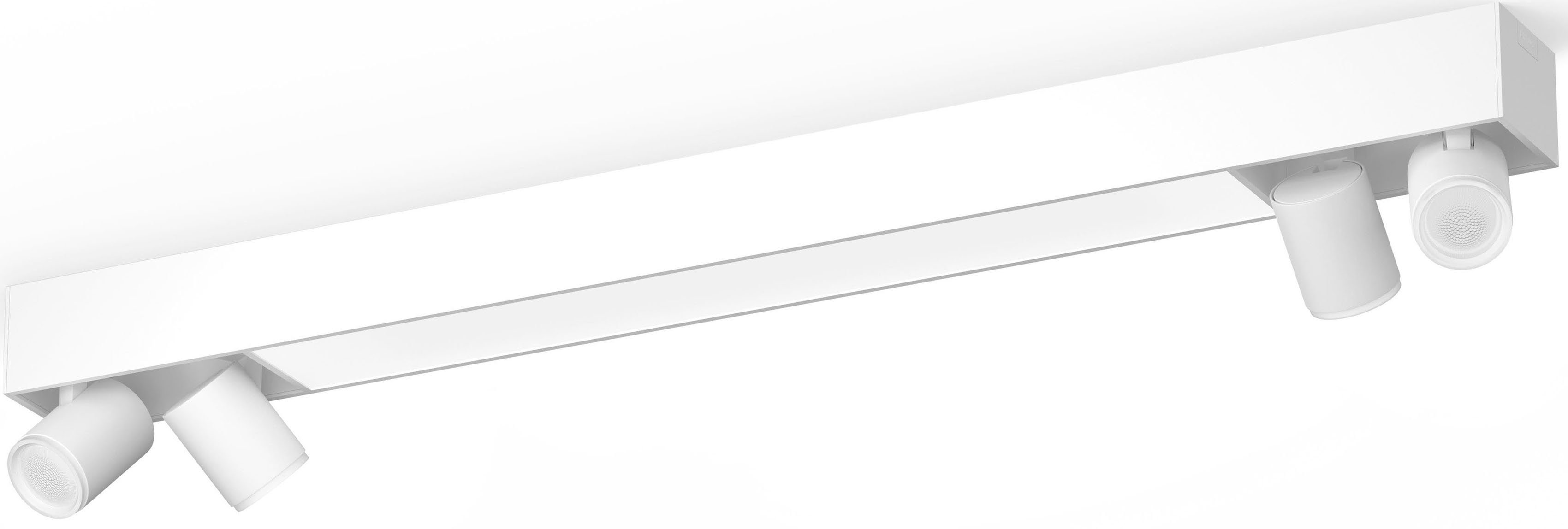 Philips Hue LED Deckenspot Centris, LED wechselbar, Farbwechsler, Individ. Lampeneinstellungen mit der Hue App, Lampen einzeln anpassbar | Deckenstrahler