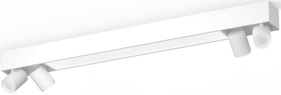 Philips Hue LED Deckenspot Centris, LED wechselbar, Farbwechsler, Individ.  Lampeneinstellungen mit der Hue App, Lampen einzeln anpassbar, Jeder Spot  ist um 350 Grad drehbar
