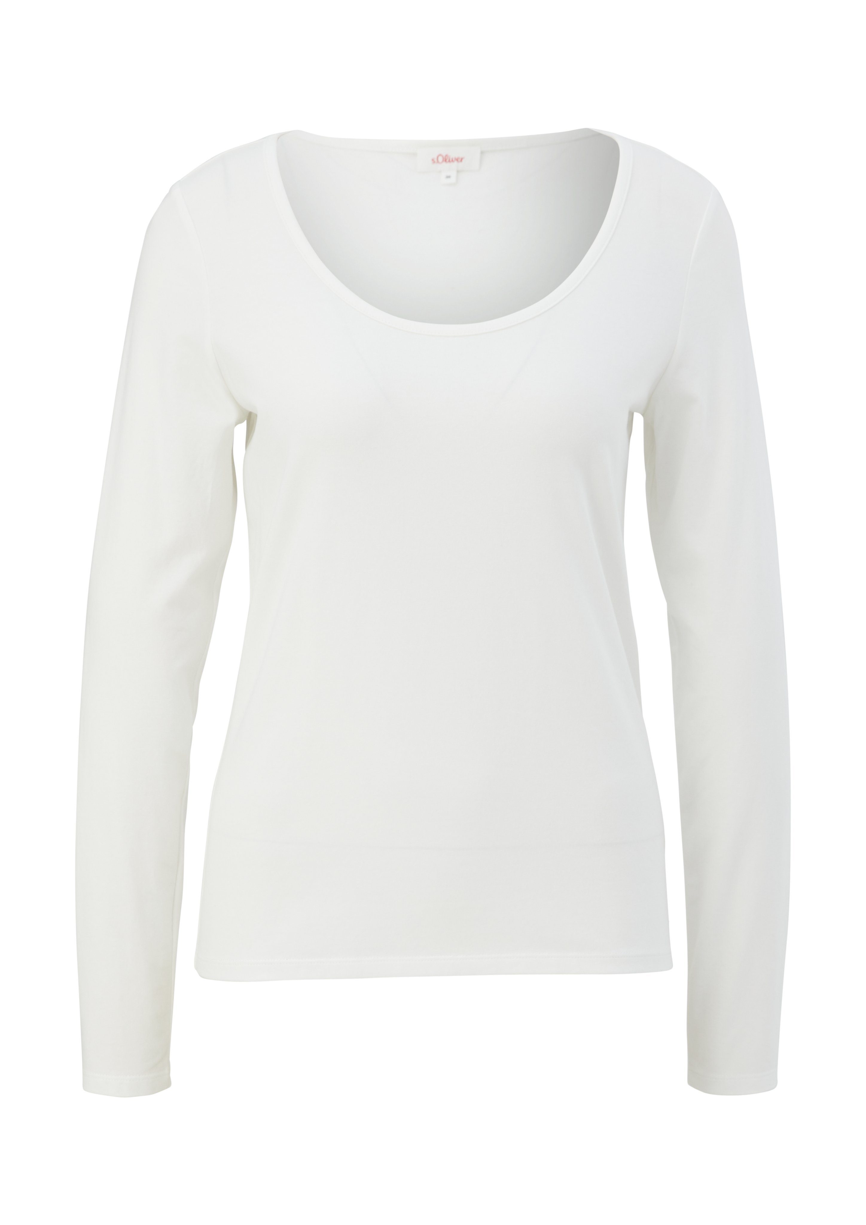 im Look s.Oliver cleanen Longsleeve WHITE