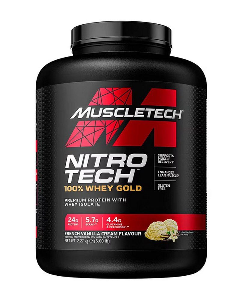 Muscletech MuscleTech Nitro-Tech 100% Whey Gold – 2,27 Kg-Dose Pulver