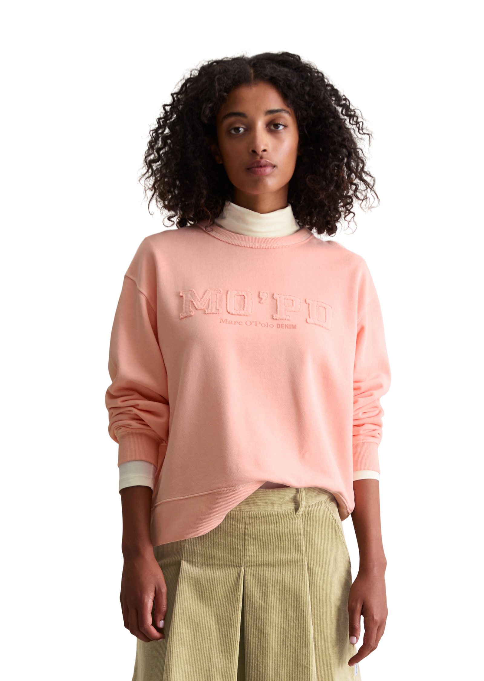 Marc O'Polo DENIM Sweatshirt Rundhalsausschnitt, Relaxed günstig online kaufen