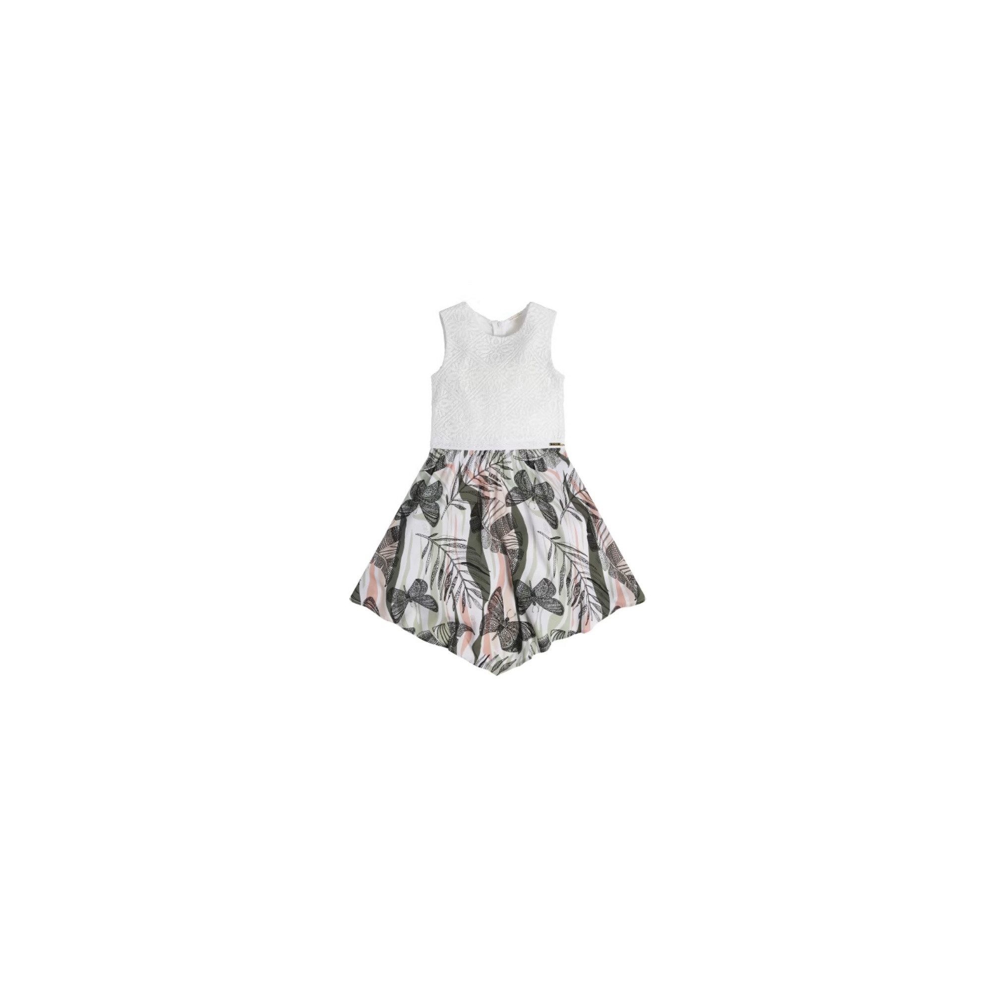 Guess Kids Sommerkleid Mädchen Kleid aus Baumwolle mit Printrock und Struktur