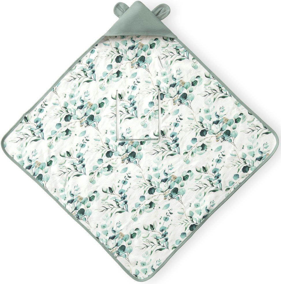 Babydecke Baby Einschlagdecke, Snuggle N Dream leaves Mint/grün, Hauck, Bab günstig online kaufen