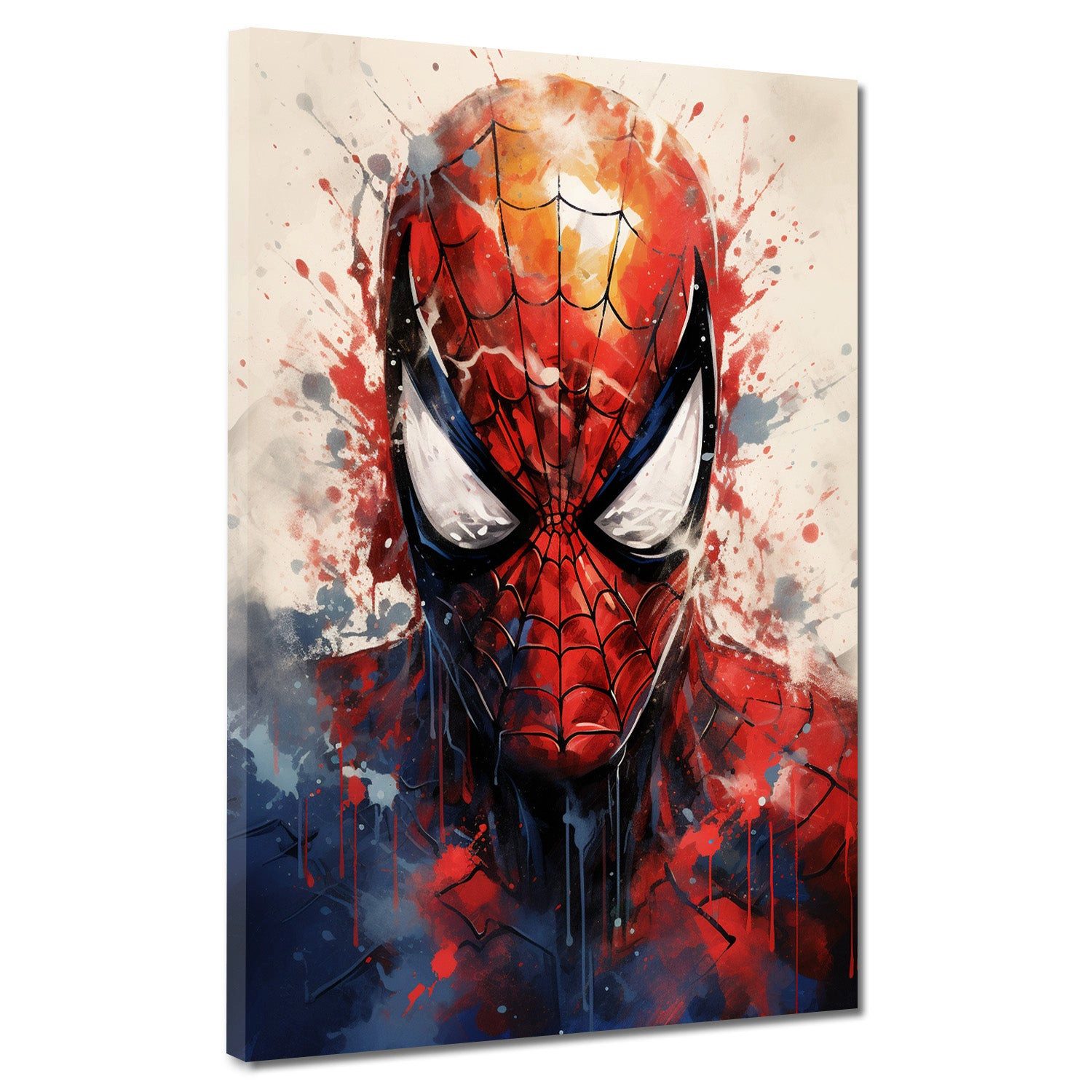 Artedinoi Leinwandbild Pop Art abstrakt Spider Man Leinwandbild Wandbild Kunstdruck XL Wandde, Comic-Superheld, abstrakt